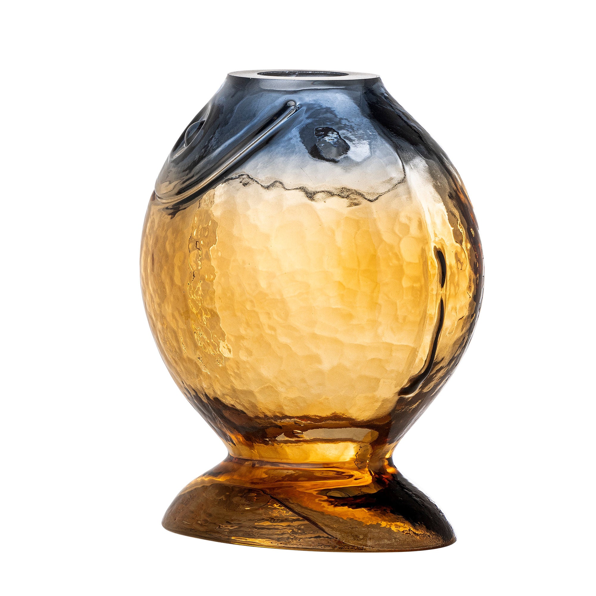 Coleção criativa Varga vaso, amarelo, vidro