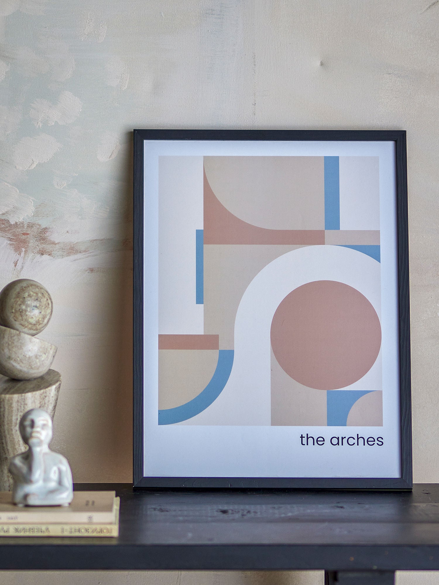 Bloomingville Arches Ilustração com quadro, preto, cara