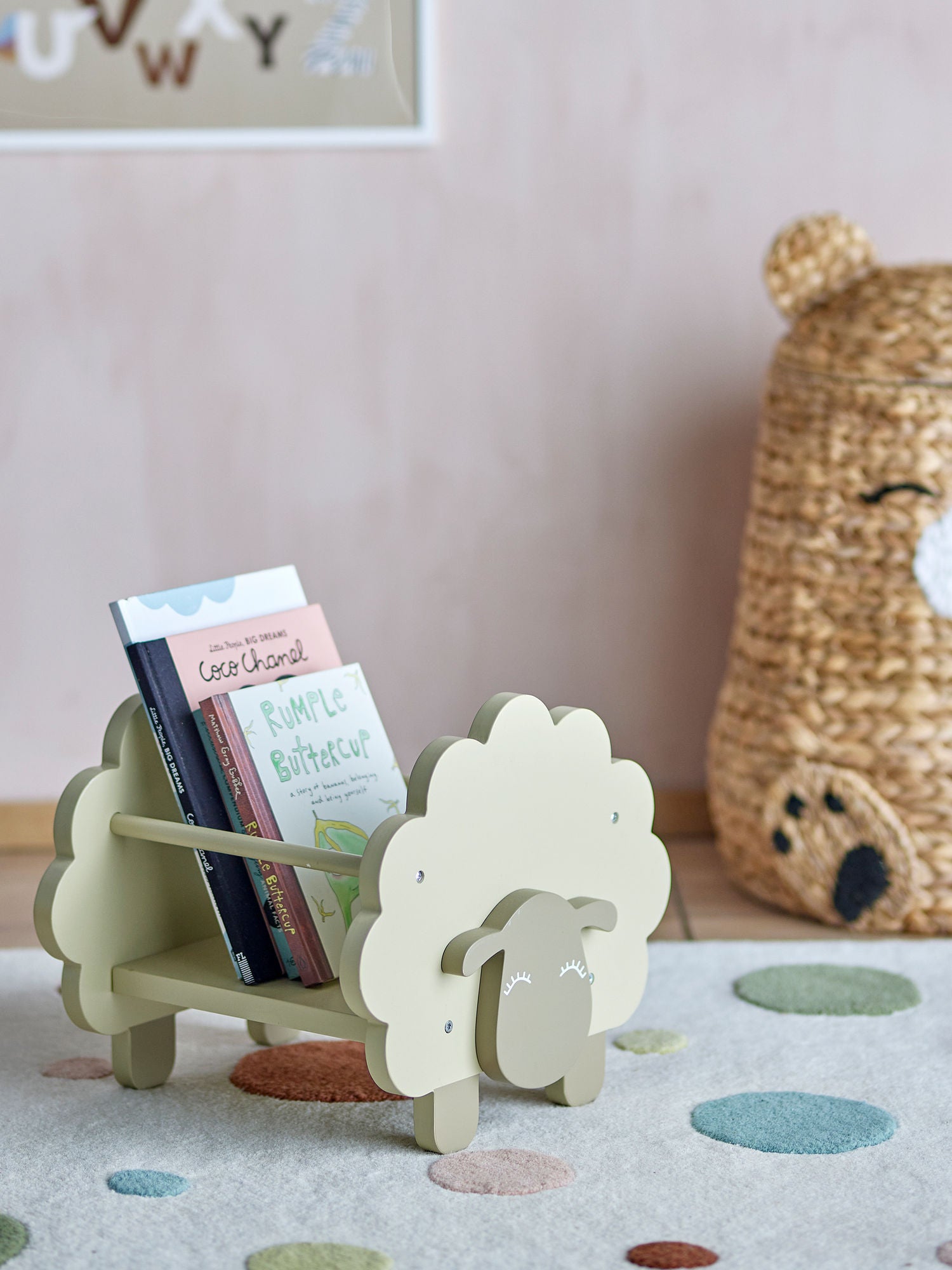 Estante Bloomingville MINI Dolly, cinza, FSC®100%, MDF