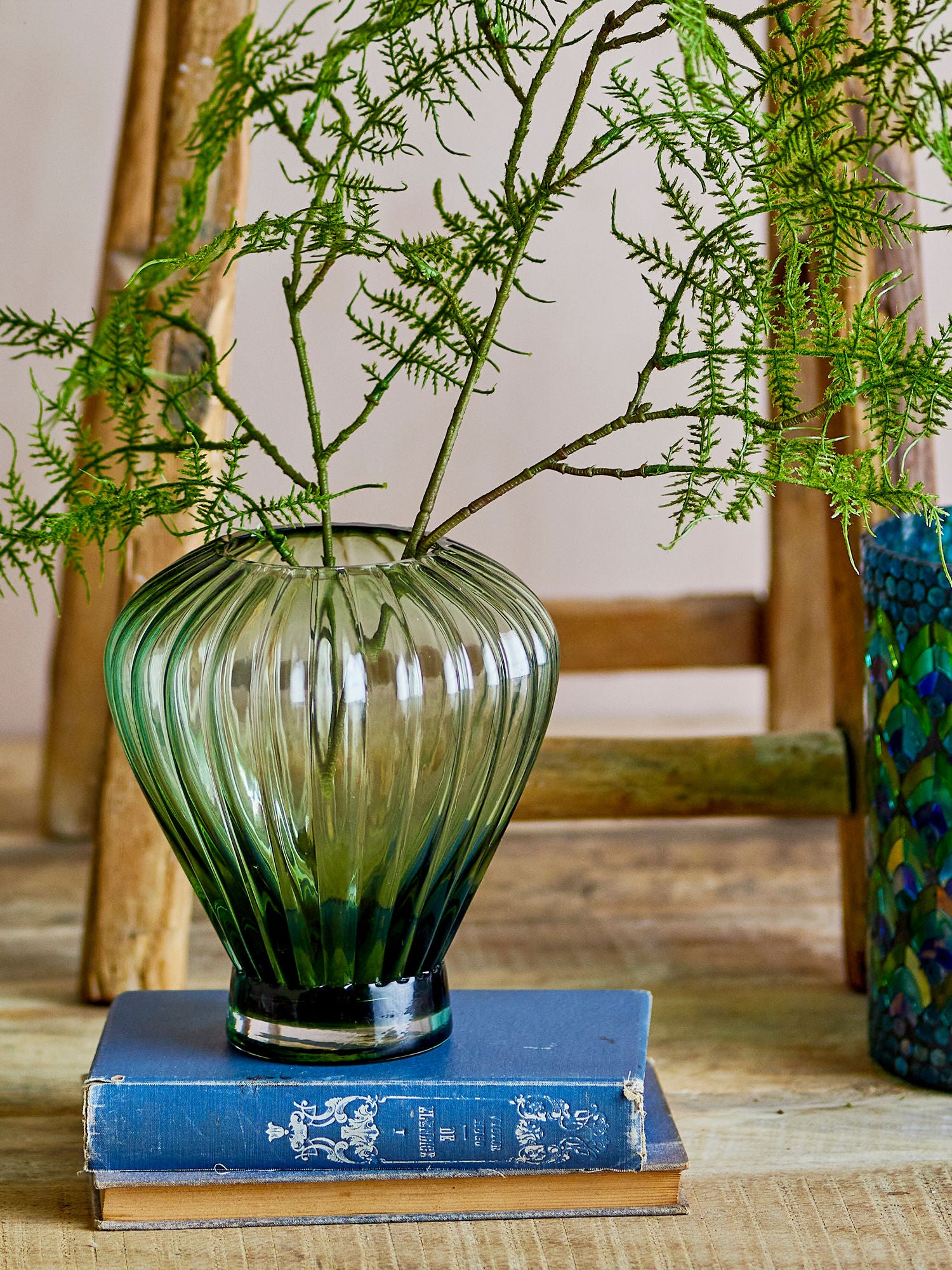 Coleção criativa Reeve vaso, verde, vidro
