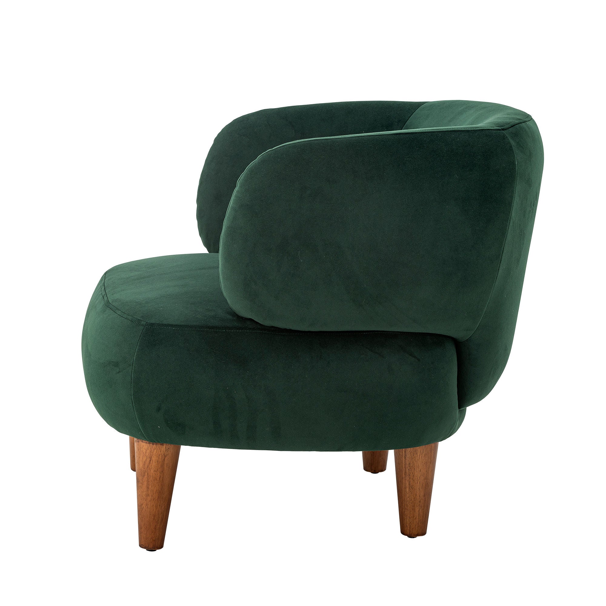 Coleção criativa Cadeira Ruperta Lounge, verde, poliéster