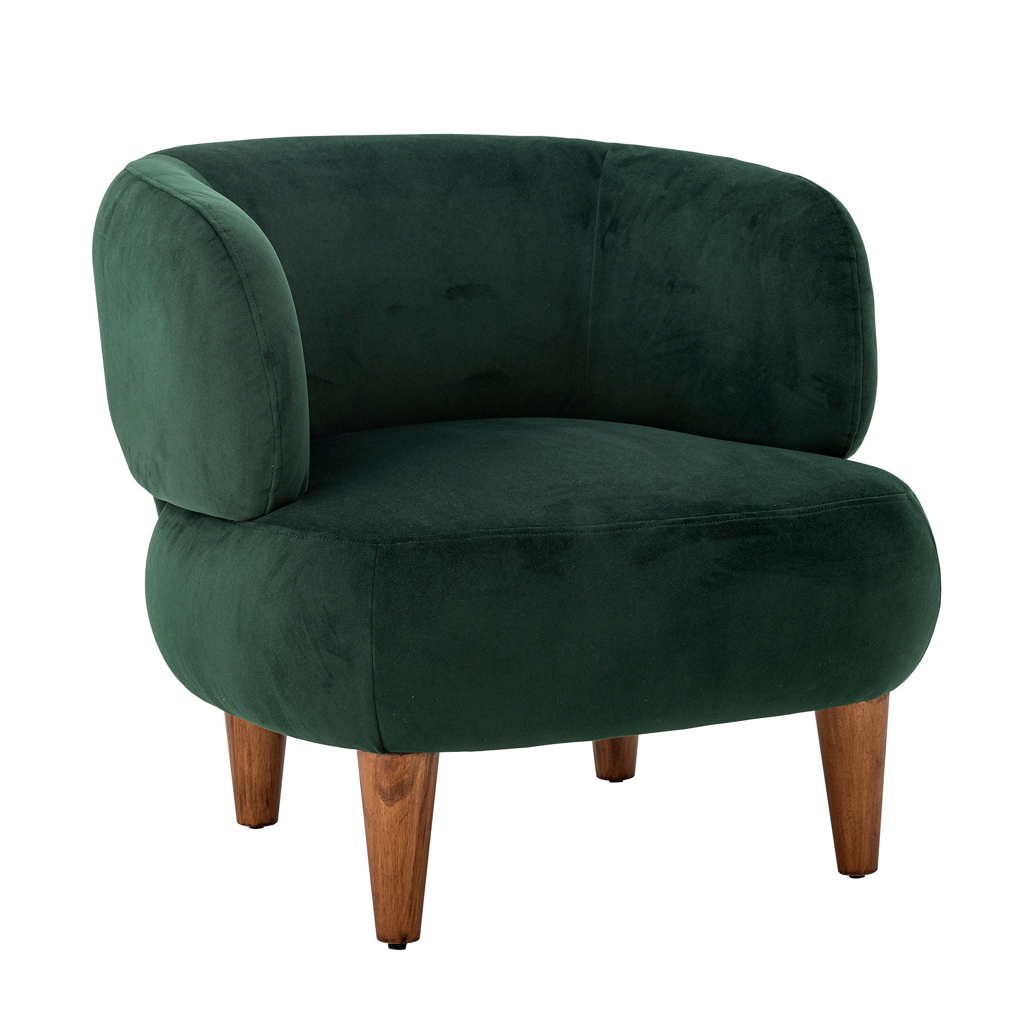 Coleção criativa Cadeira Ruperta Lounge, verde, poliéster