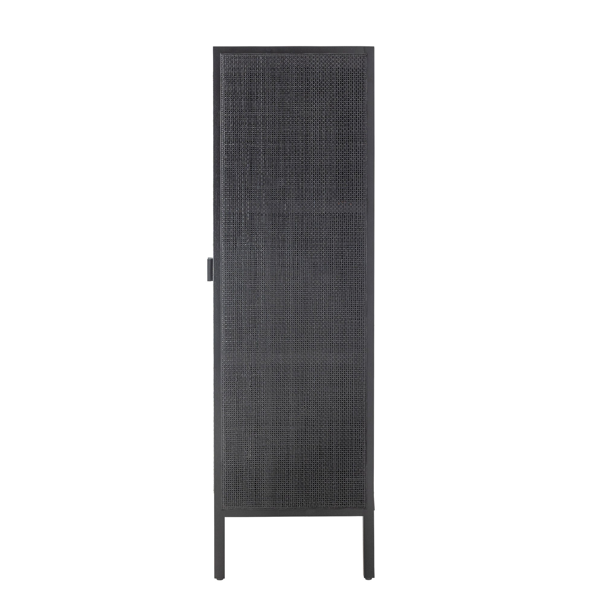 Gabinete de Bloomingville Marikka, preto, FSC 100%® mogno