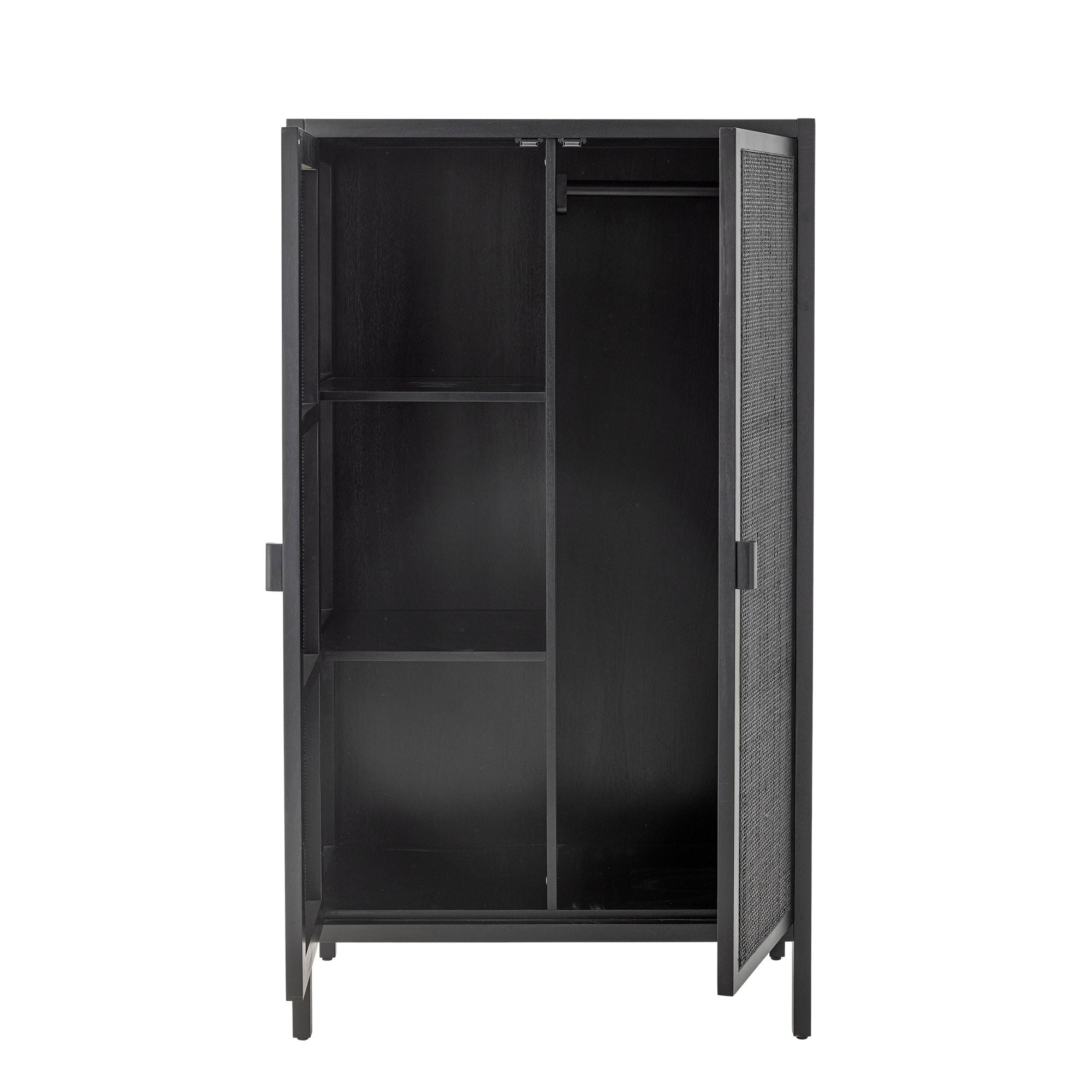 Gabinete de Bloomingville Marikka, preto, FSC 100%® mogno
