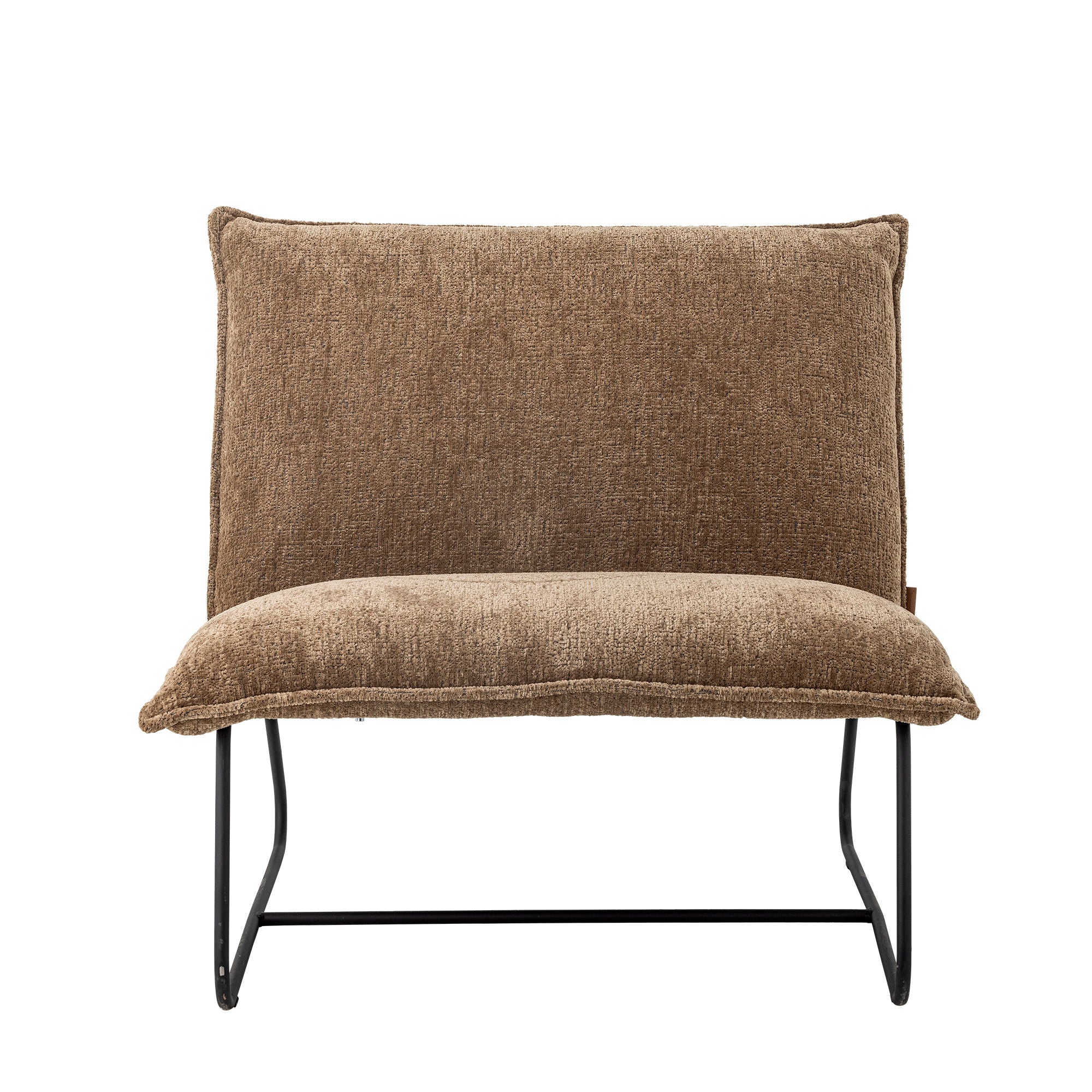 Cadeira de Bloomingville Cape Lounge, marrom, poliéster reciclado