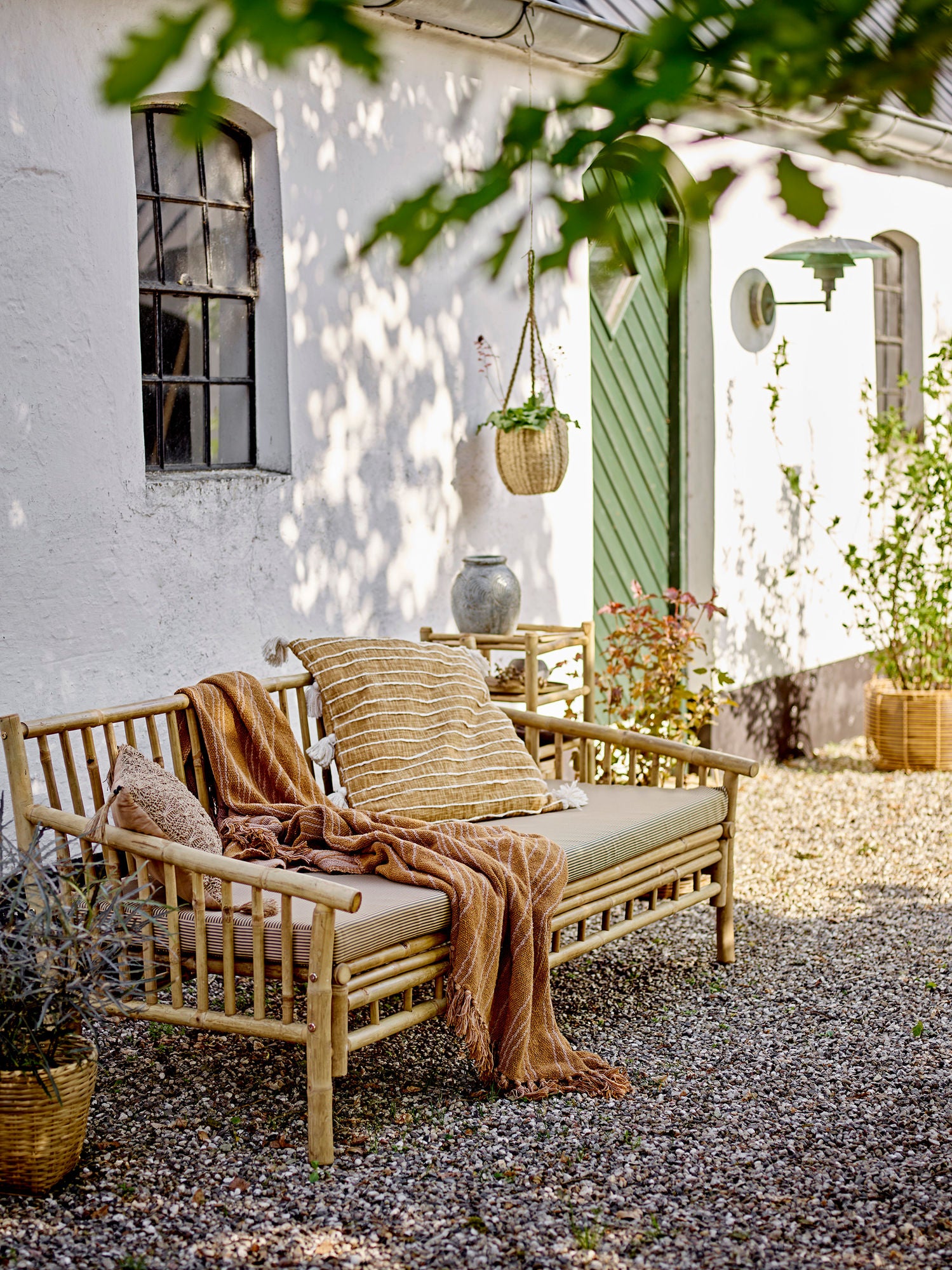 Sofá Bloomingville Sole, Natureza, Bambu