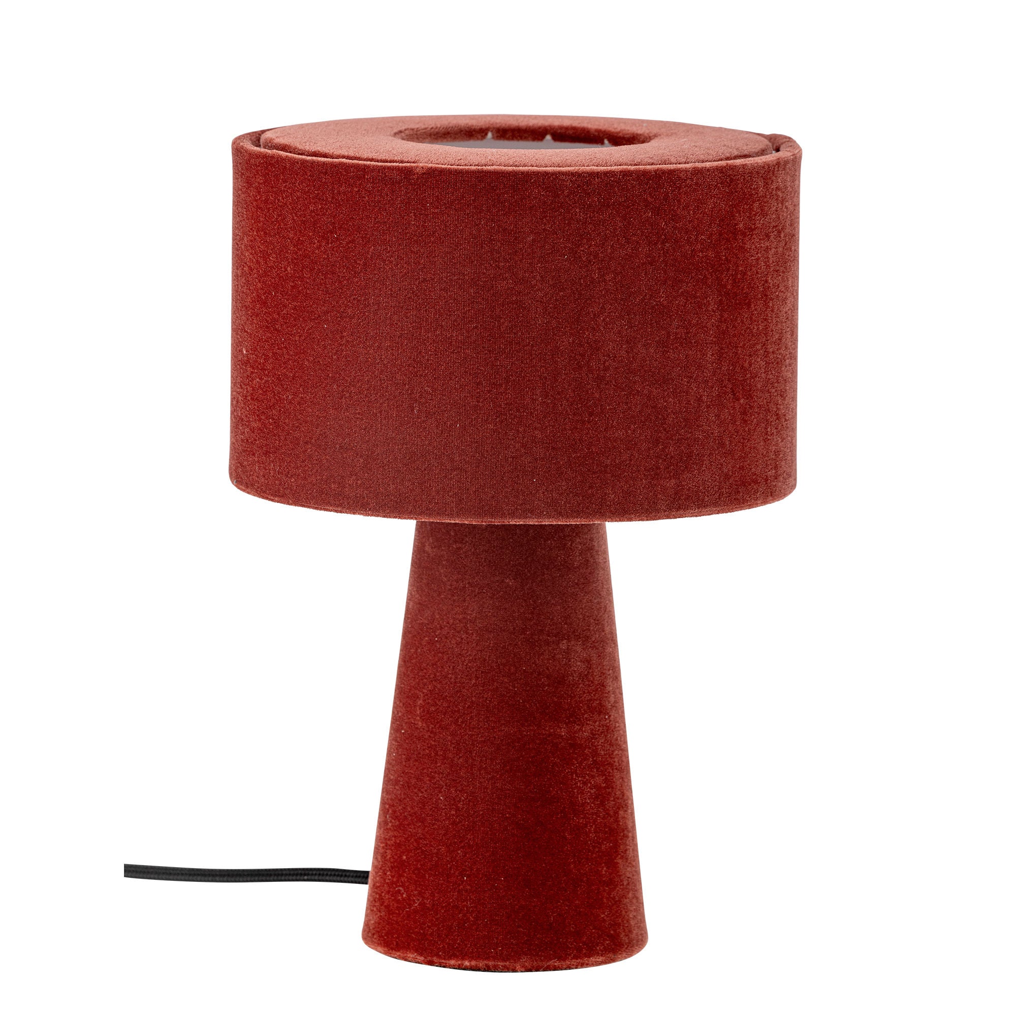 Bloomingville Emmie Table Lamp, vermelho, poliéster