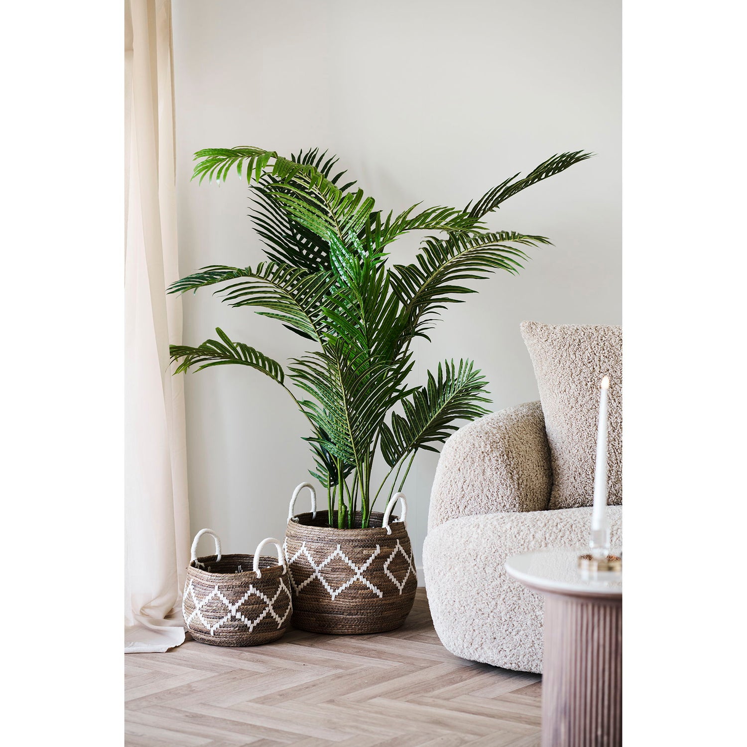 Altea Curva - Curva, trança de banana, natureza/conjunto branco crua de 2