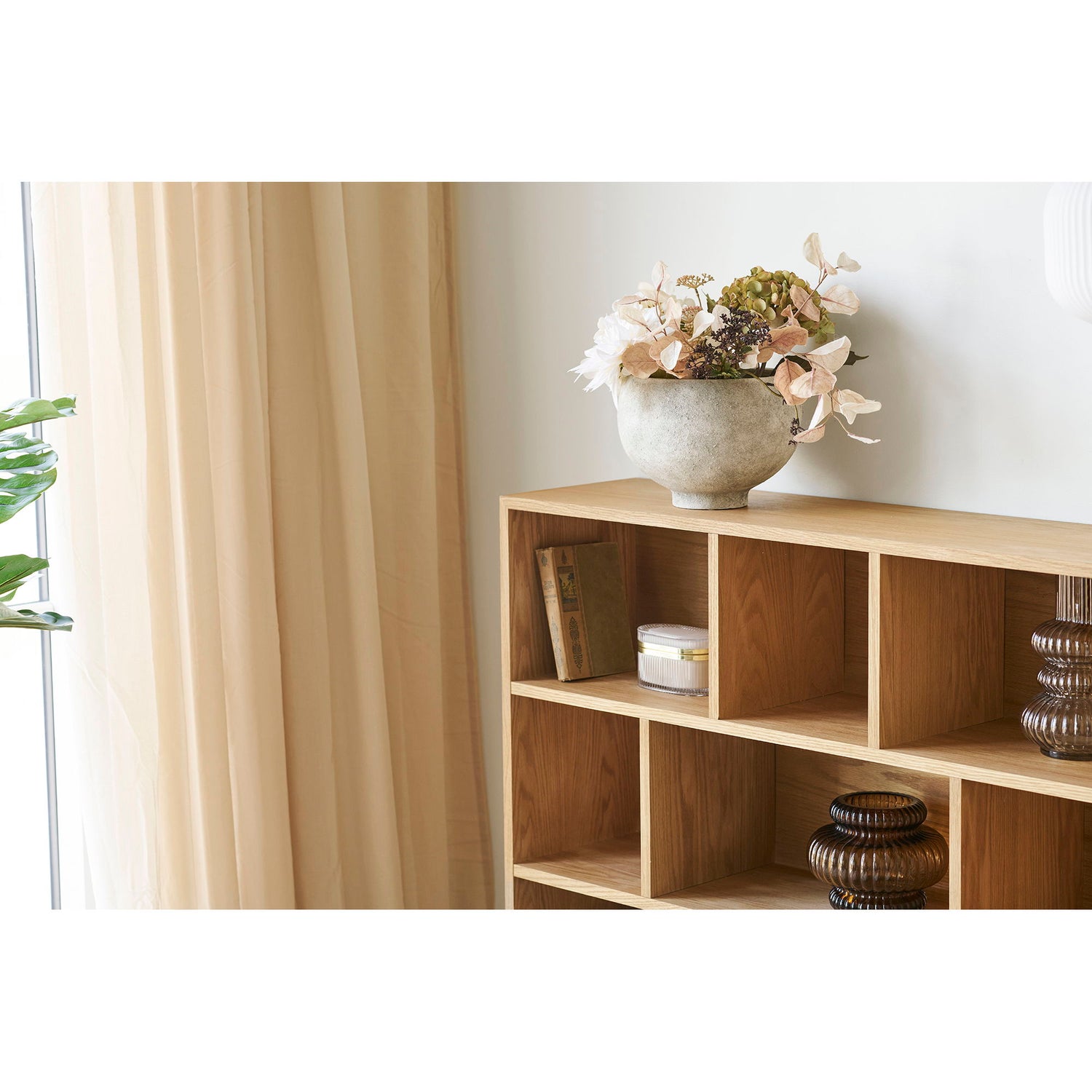 Pote de ervas - panela de ervas, cerâmica, cinza, Ø26x19.5 cm