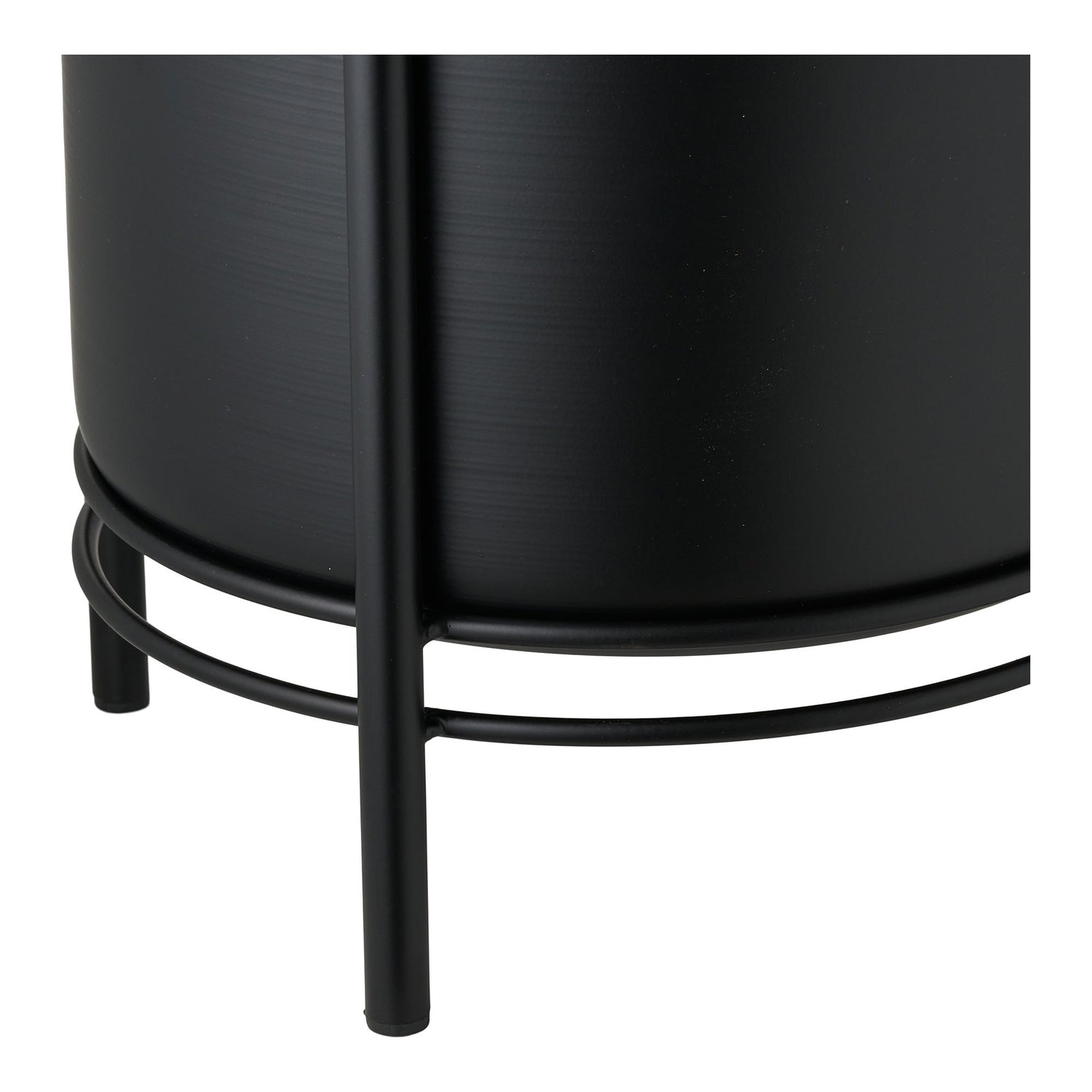 Pote de ervas - panela de ervas, aço, conjunto preto de 2