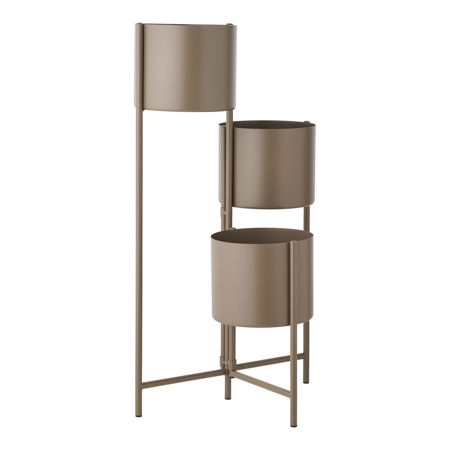 Pote de ervas - Pote de ervas, aço, marrom 22,5x23x75.5 cm