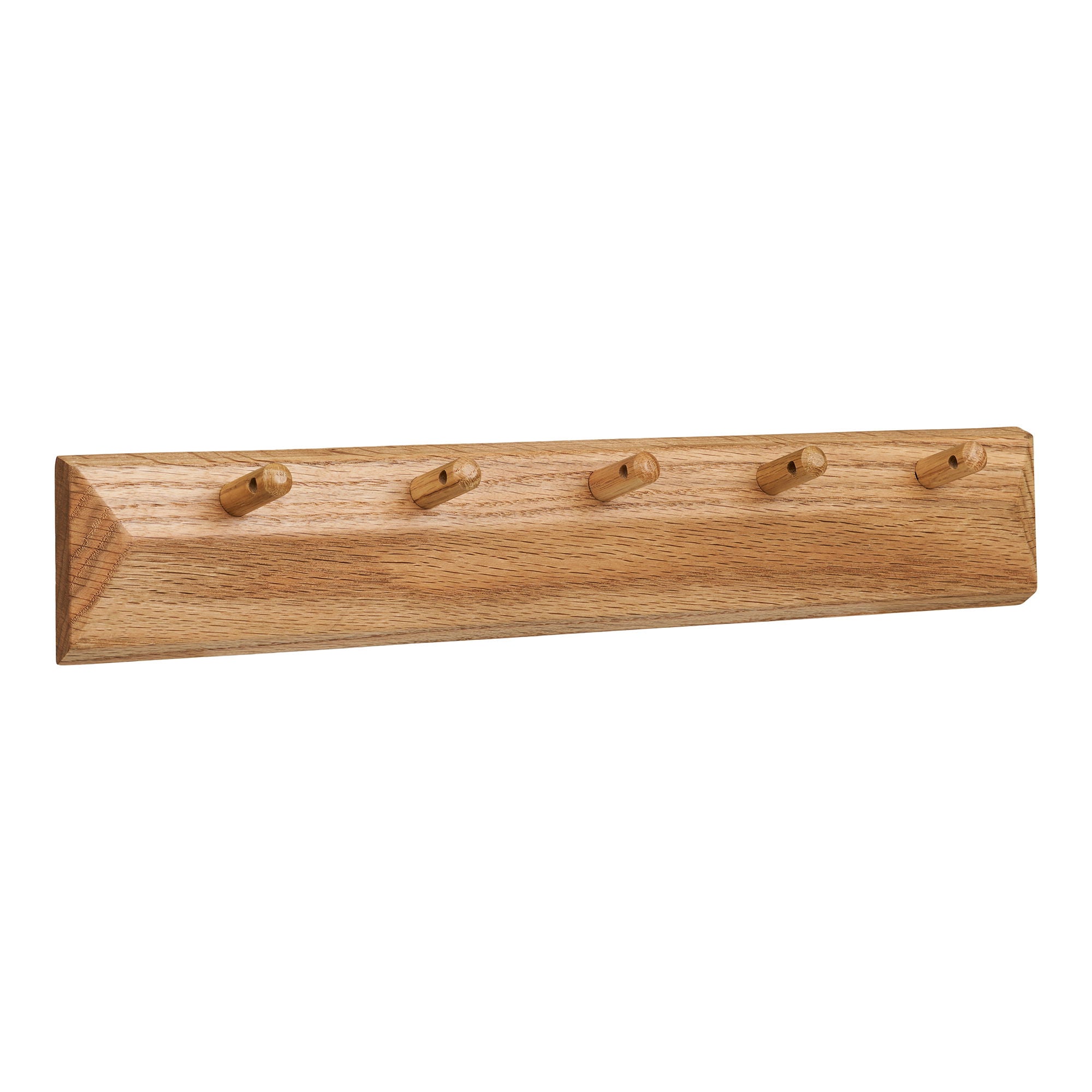 Barco ganchos com 5 ganchos - ganchos com 5 ganchos, Oak 50x8,5 cm