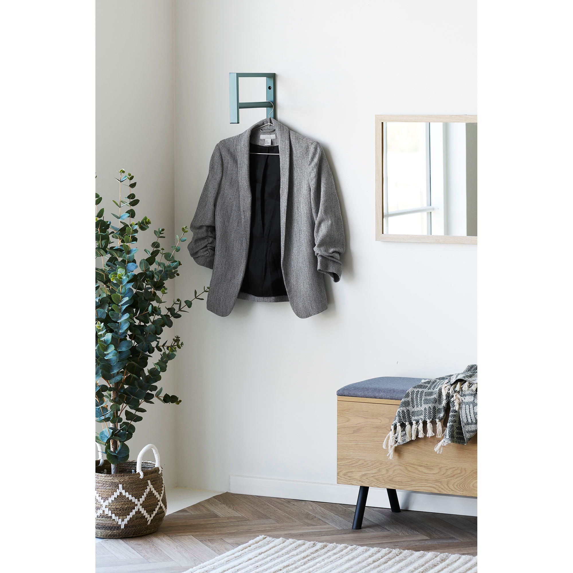 Rack de roupas Trento - Racking Rack, metal, verde 3x30x82 cm