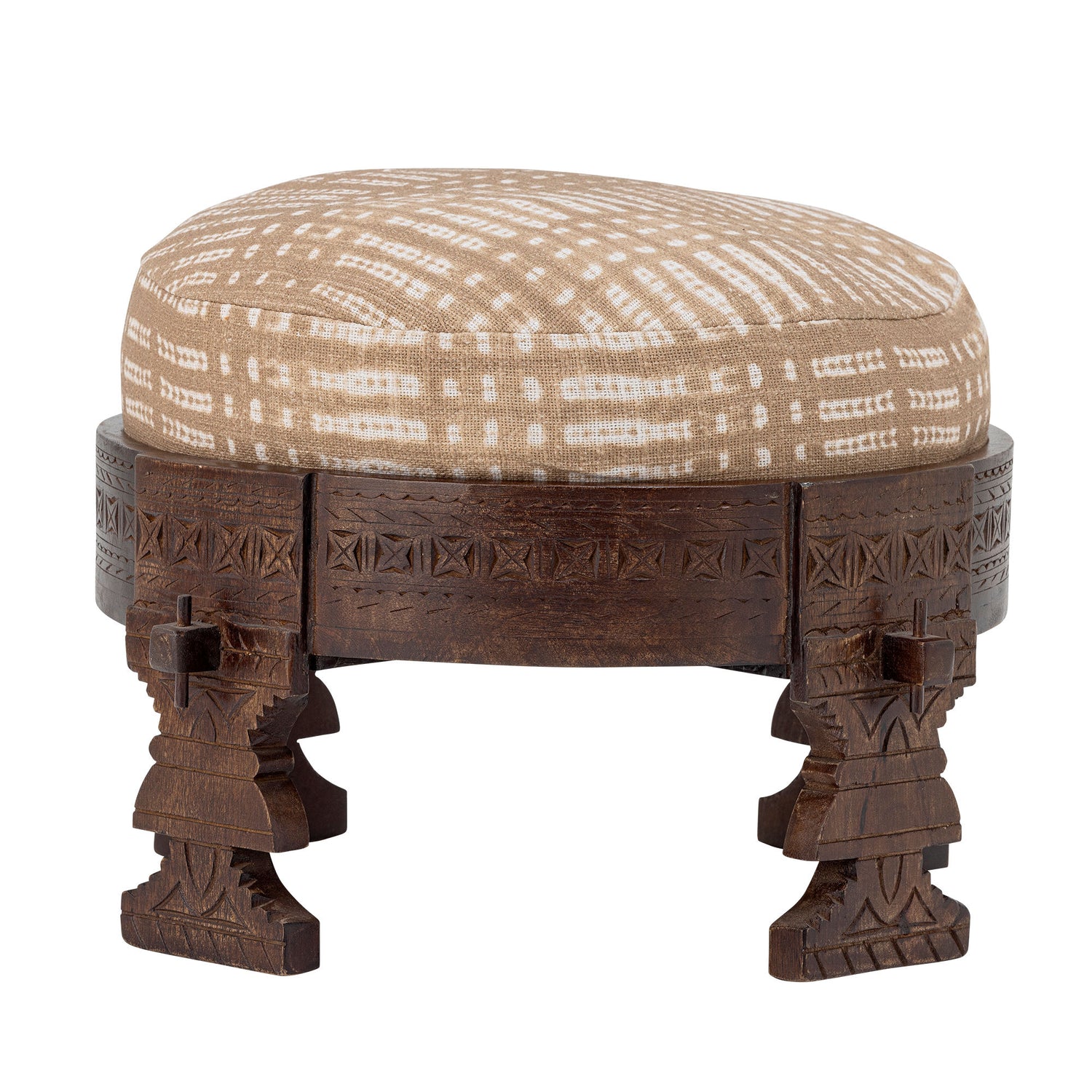 Coleção criativa Paloma Stool, Brown, Mango