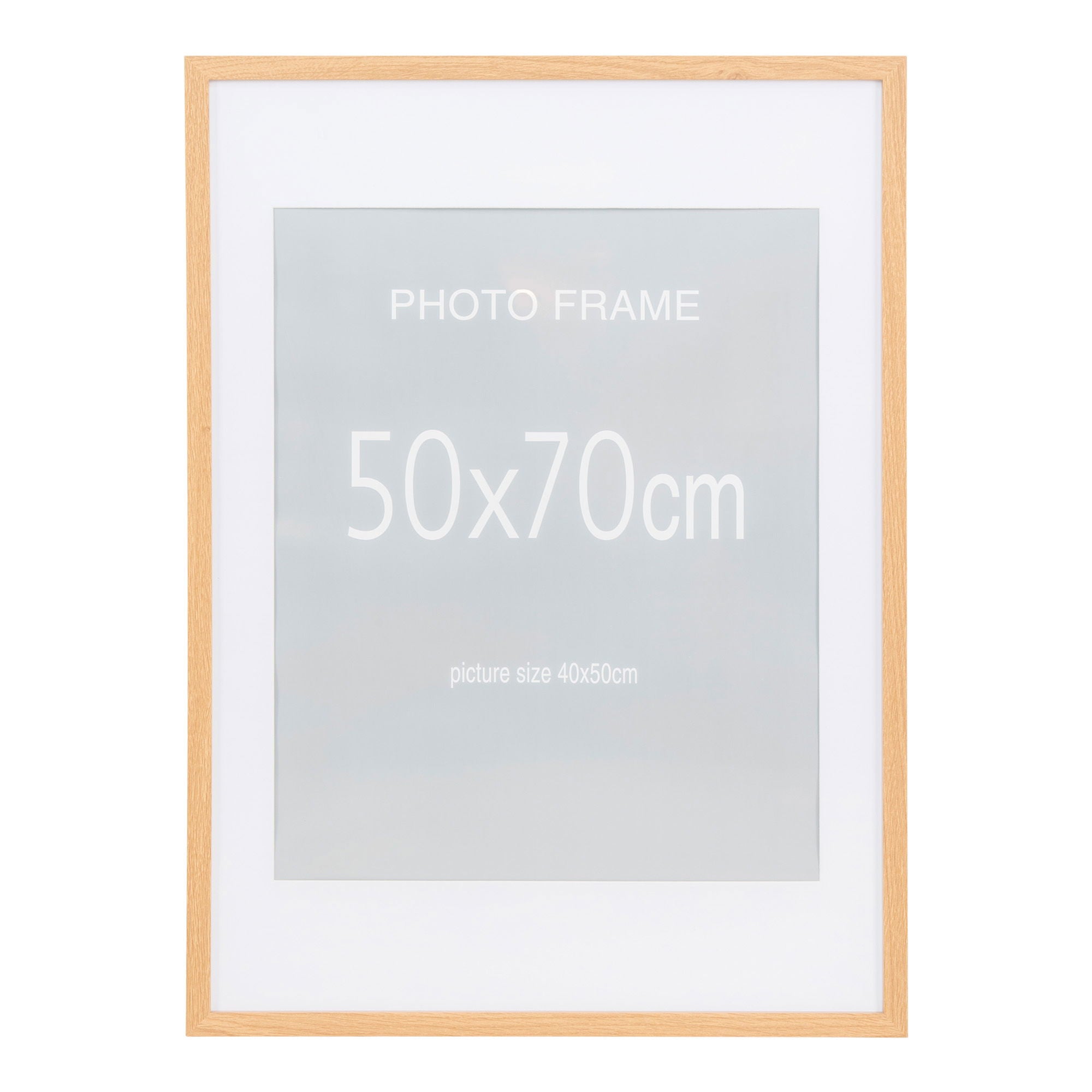 Marbella Frame Display - Exibição do quadro, 7 PCs. Preto e 8 pcs. Natureza 50x70 cm