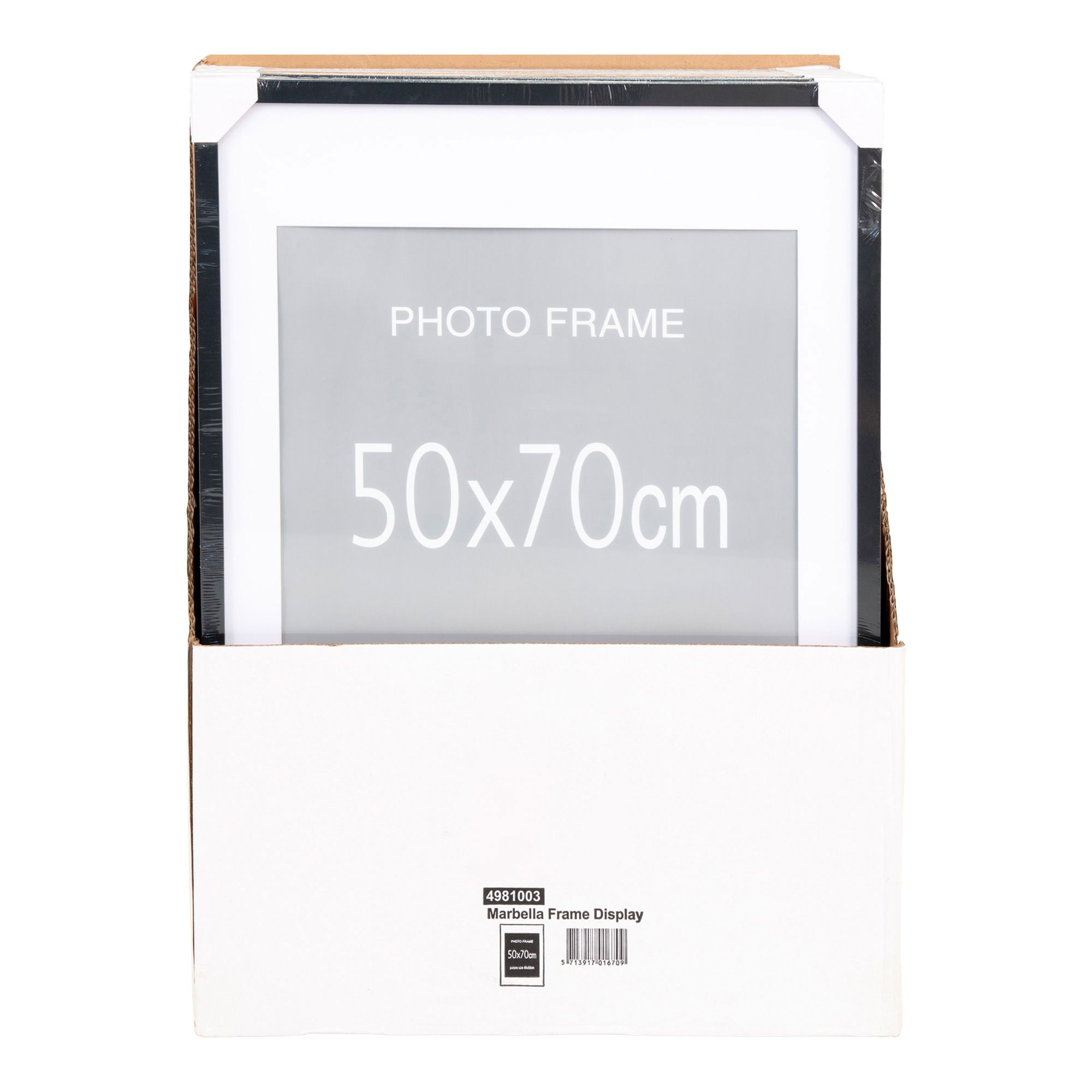 Marbella Frame Display - Exibição do quadro, 7 PCs. Preto e 8 pcs. Natureza 50x70 cm