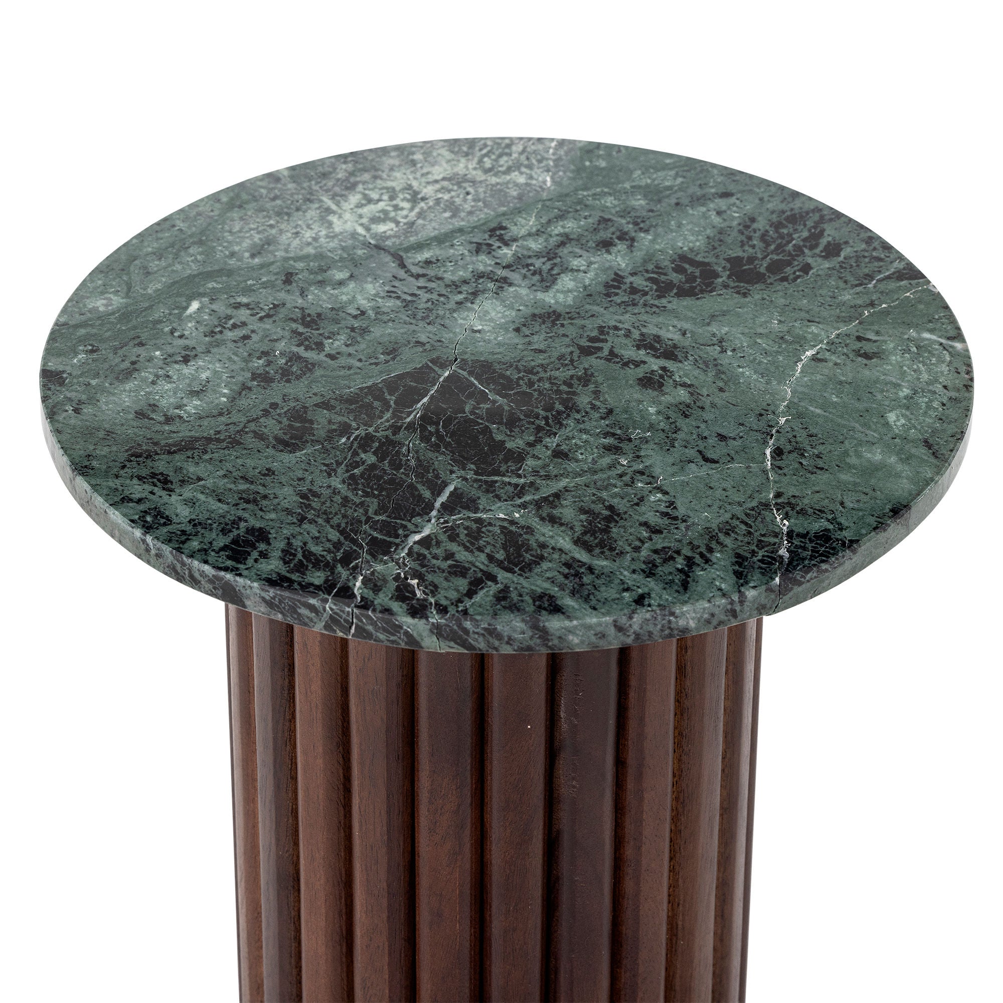 Mesa lateral de Bloomingville Wilson, verde, mármore