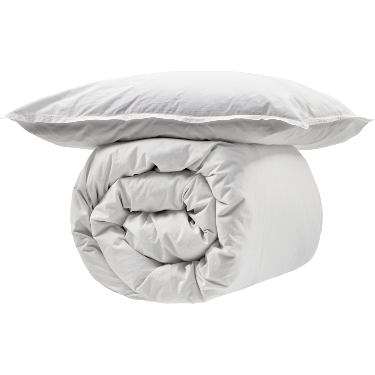 Conjunto de cama, união, neve, neve