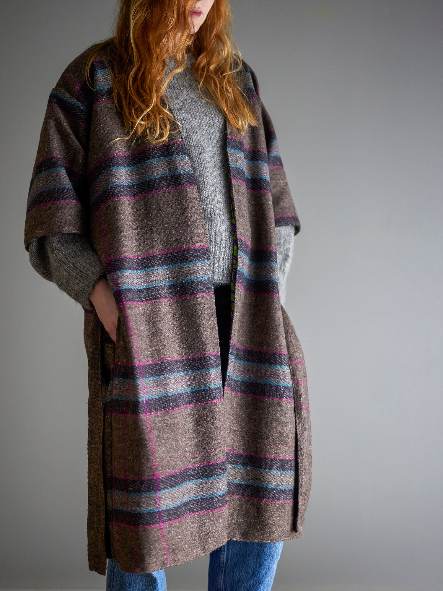 Coleção criativa Rieti Kimono, Gray, Upcycled