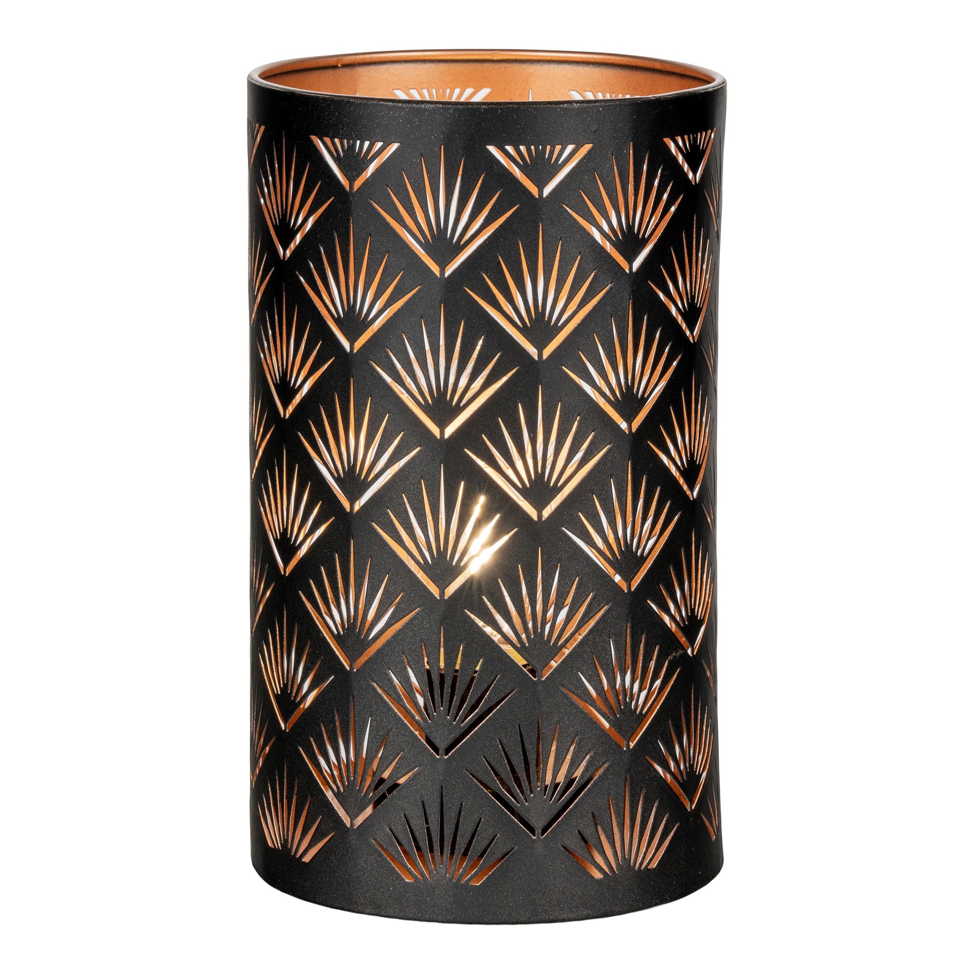 Visor de LED da lanterna NATA - tela LED da lanterna, preto/cobre 60 pcs.