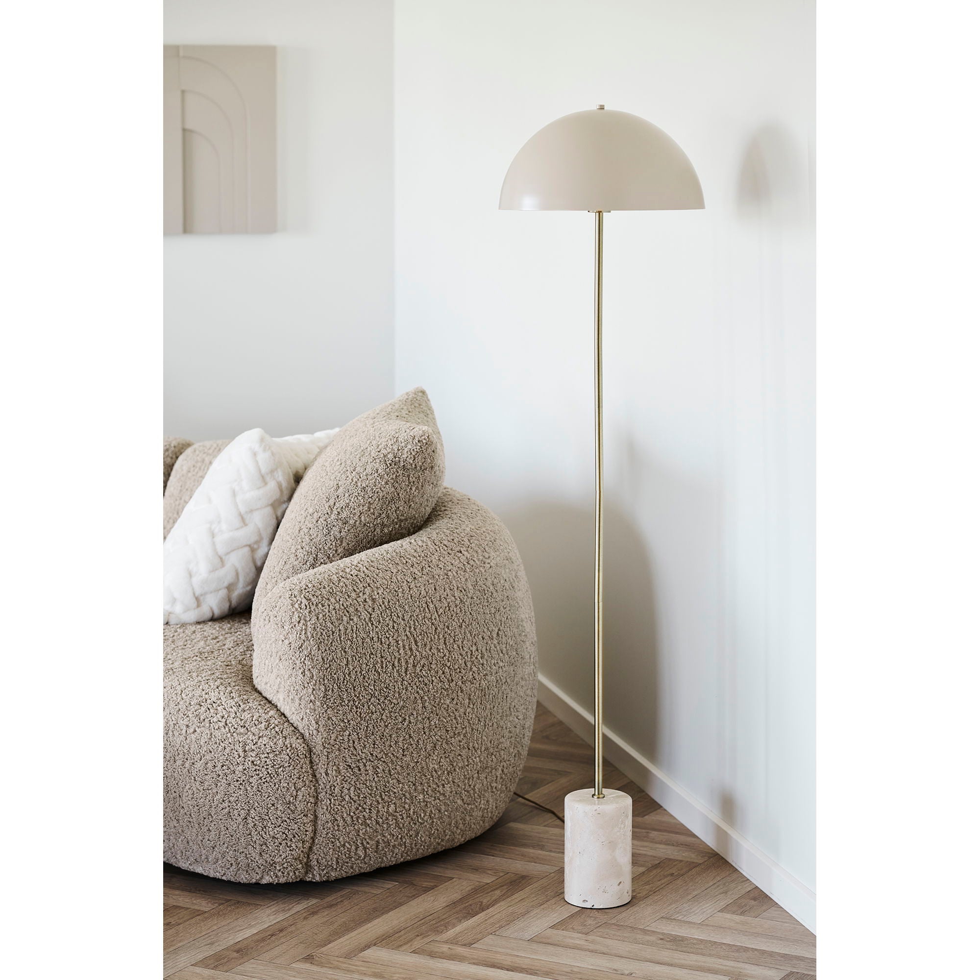 Sheffield Floor Lamp - Lâmpada, mármore/metal