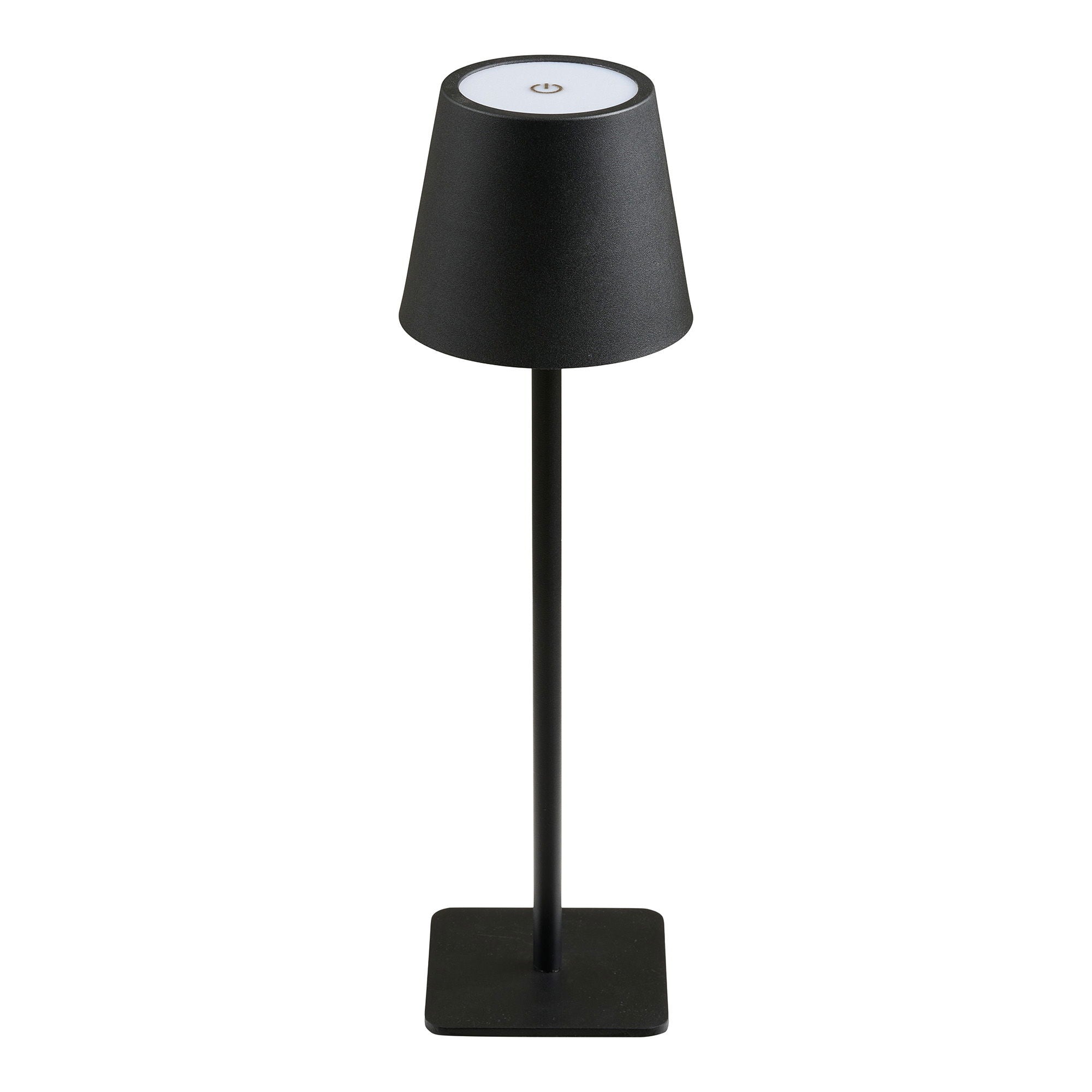 Lâmpada de mesa de Bradford - Lâmpada de mesa, metal, recarregável, preto