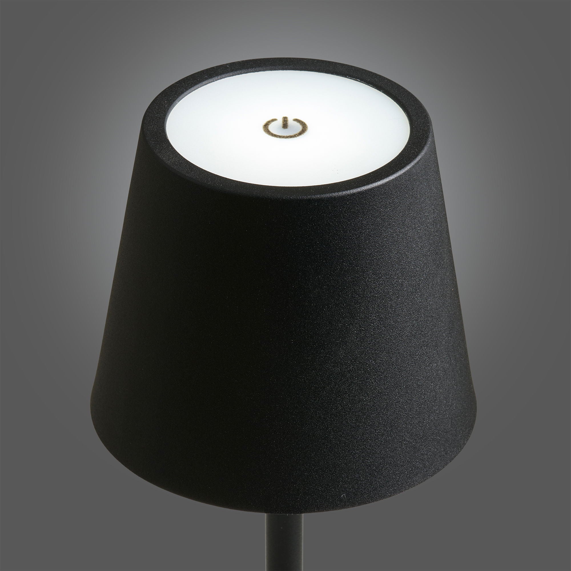 Lâmpada de mesa de Bradford - Lâmpada de mesa, metal, recarregável, preto