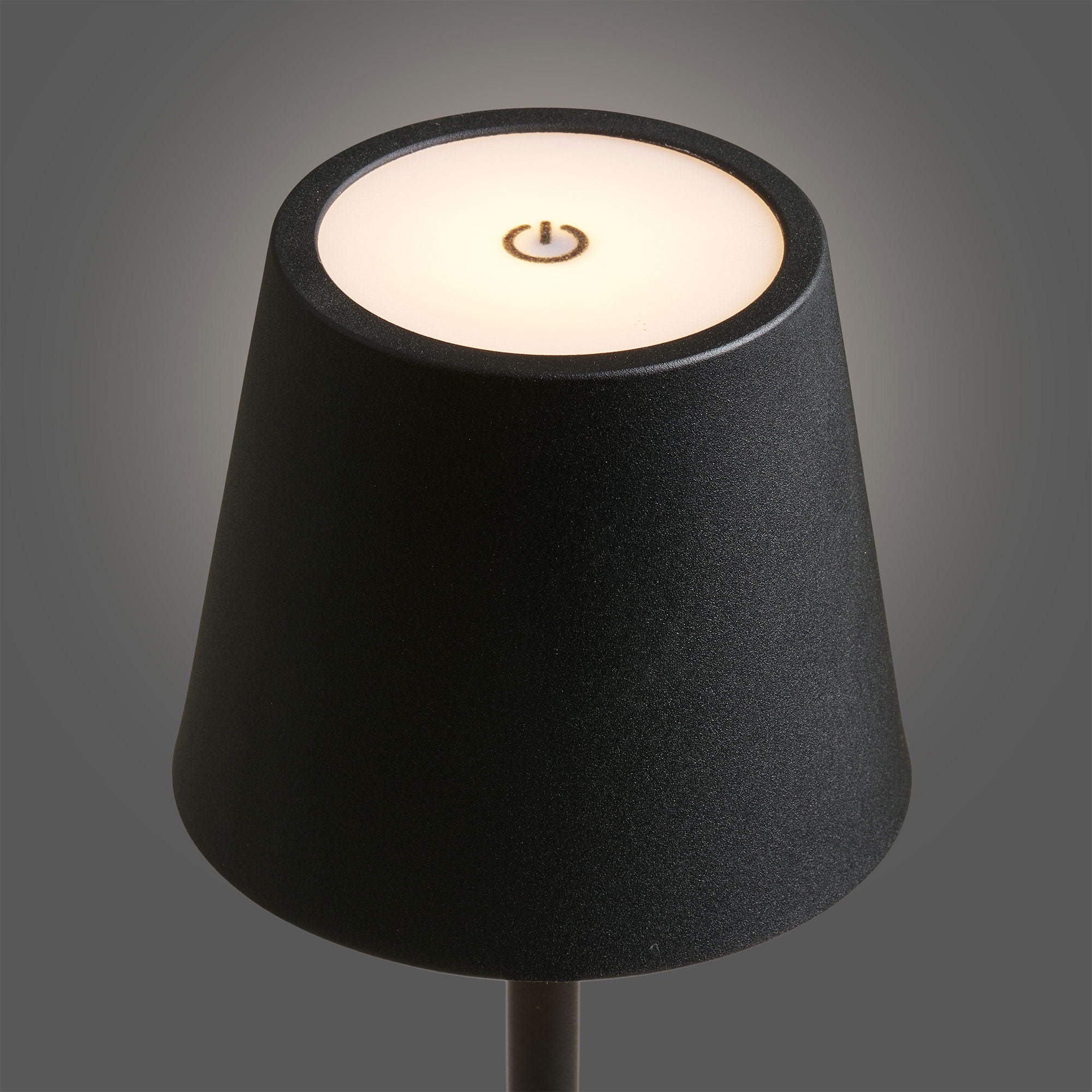 Lâmpada de mesa de Bradford - Lâmpada de mesa, metal, recarregável, preto