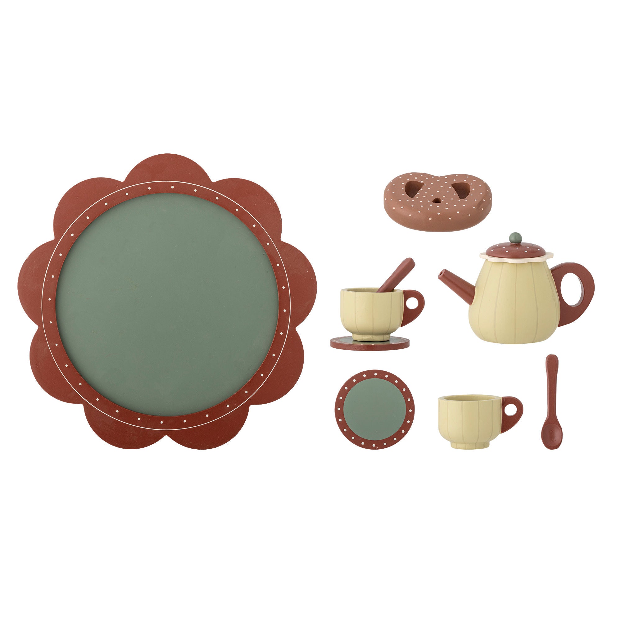Bloomingville Mini Bette Toys, Kitchen Conjunto, Brown, FSC®100%, MDF