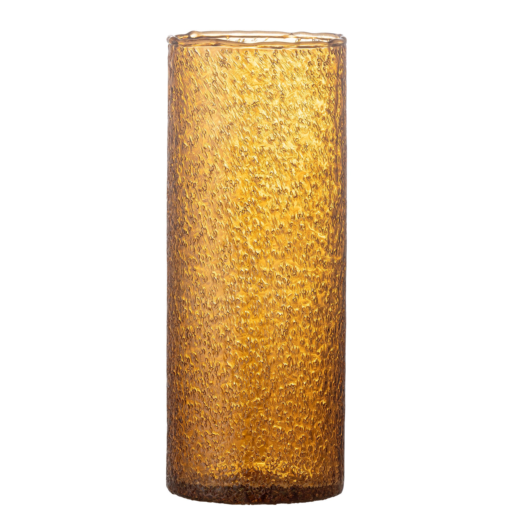 Vaso de Bloomingville Zenta, marrom, vidro reciclado
