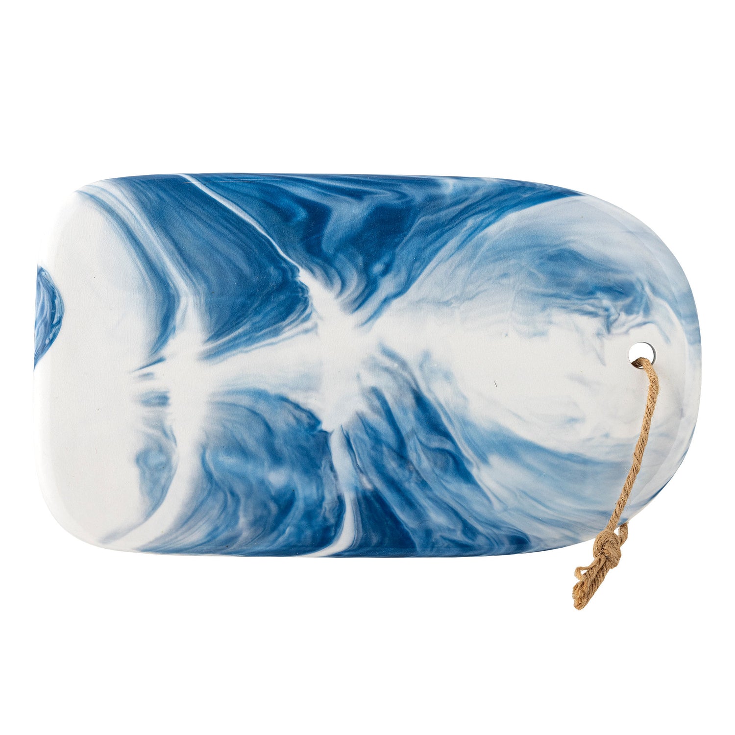 Coleção criativa Aiden Rutting Board, azul, grés