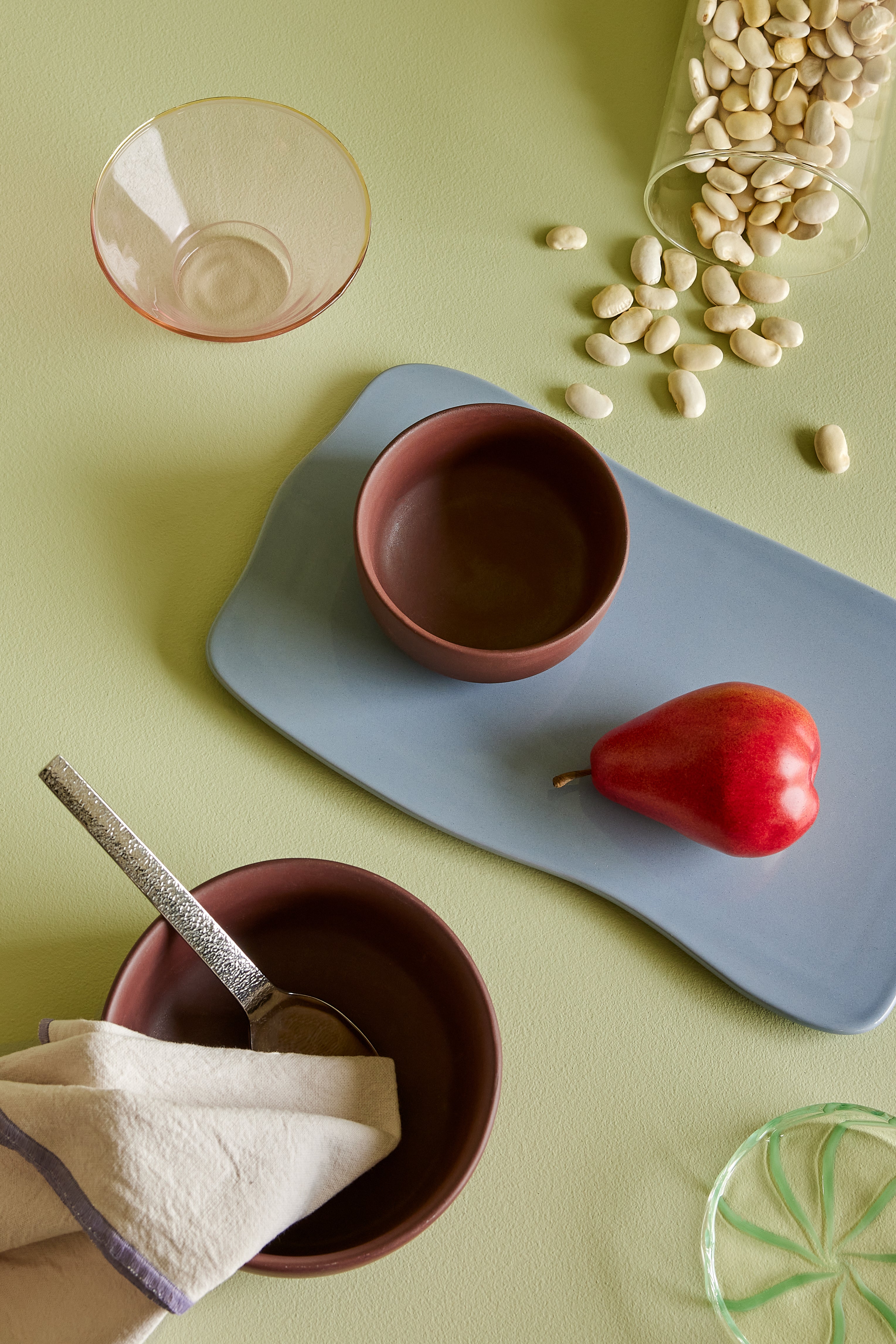 Taças de Barro Castanho (conjunto de 2) - ø11xh6, ø15xh8cm