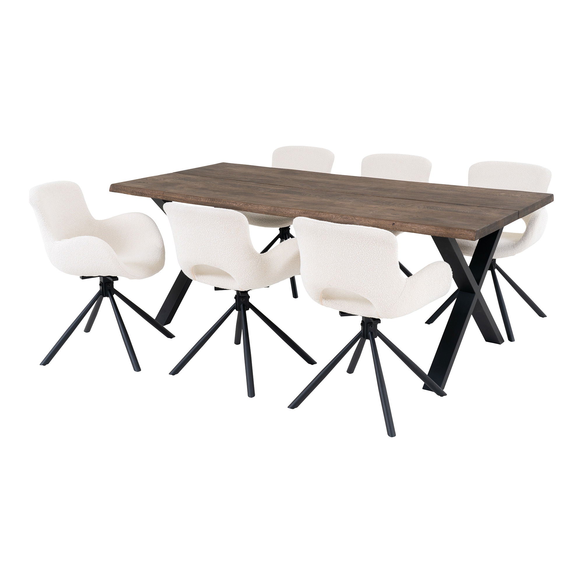 Mesa de jantar e 6 cadeiras de mesa de jantar
