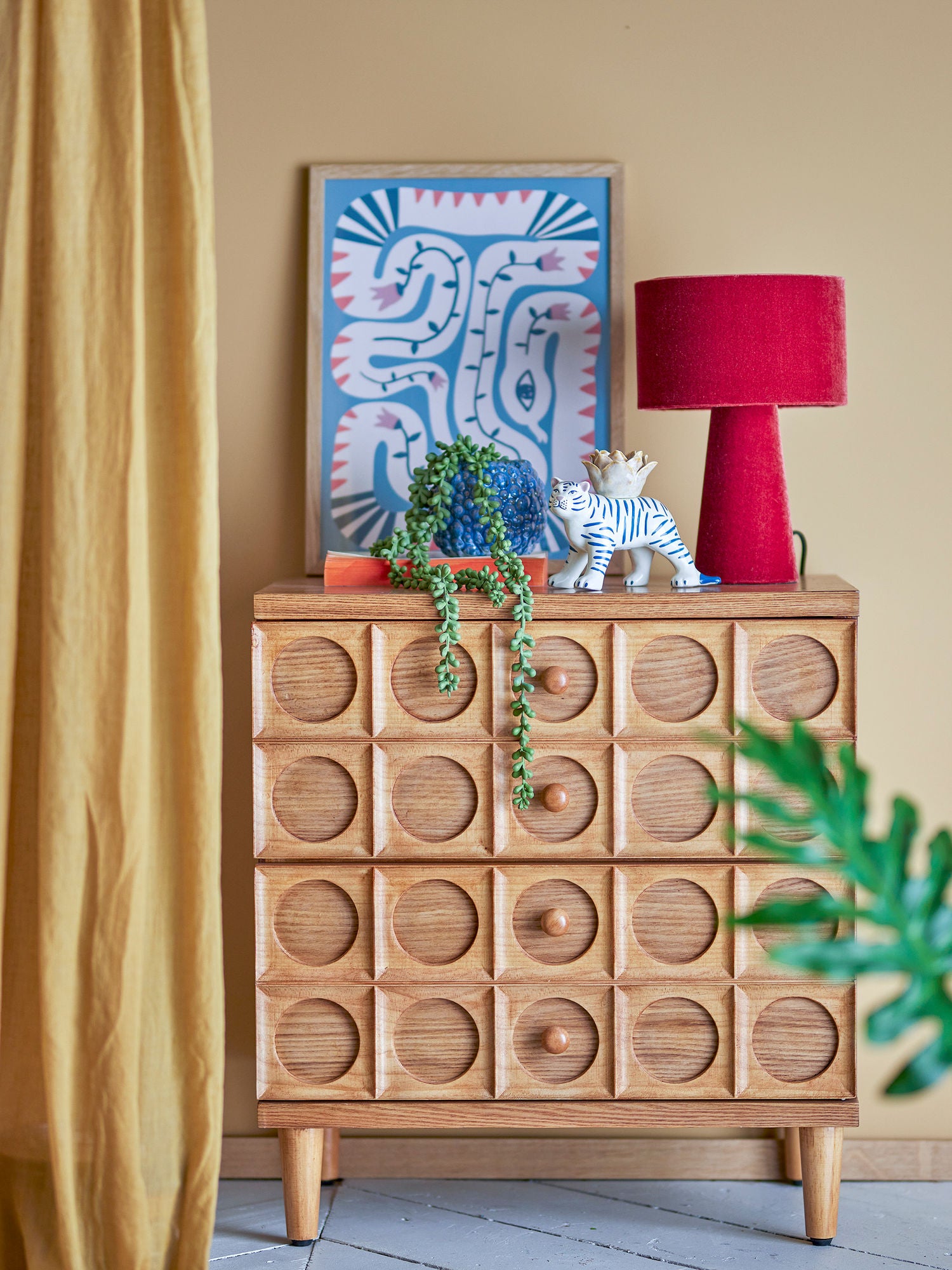 BLOOMINGVILLE VESTER CEUMA DE GARATAS, BROWN, MDF