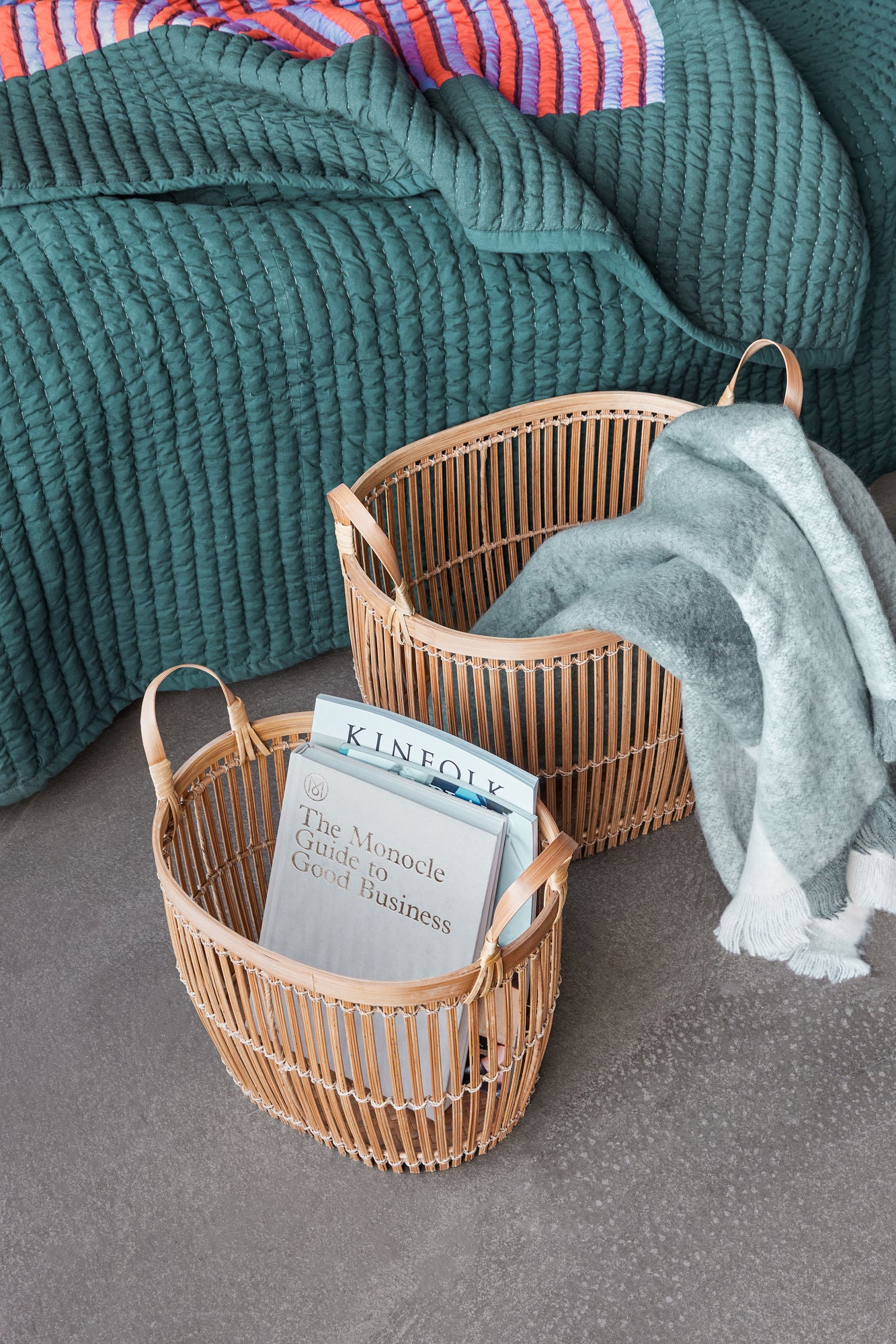 Hübsch Twist Twist Red listrado 260x260 gasolina/multicolor