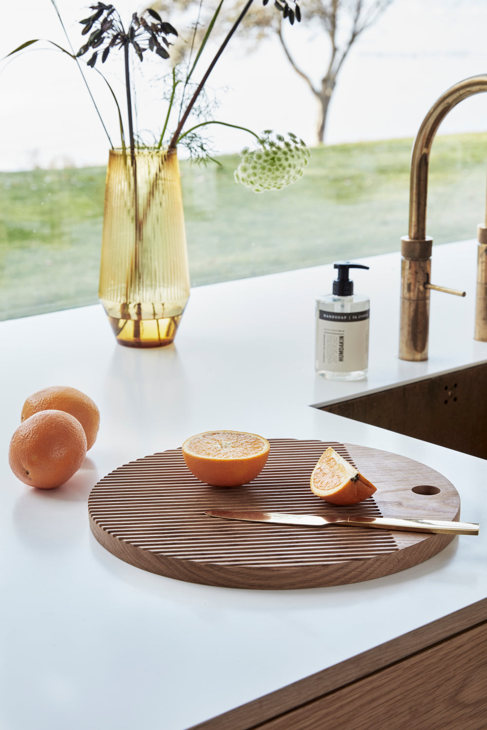 Tábuas de corte Monarch redondas naturais (conjunto de 2) - ø33xh2, ø40xh2cm