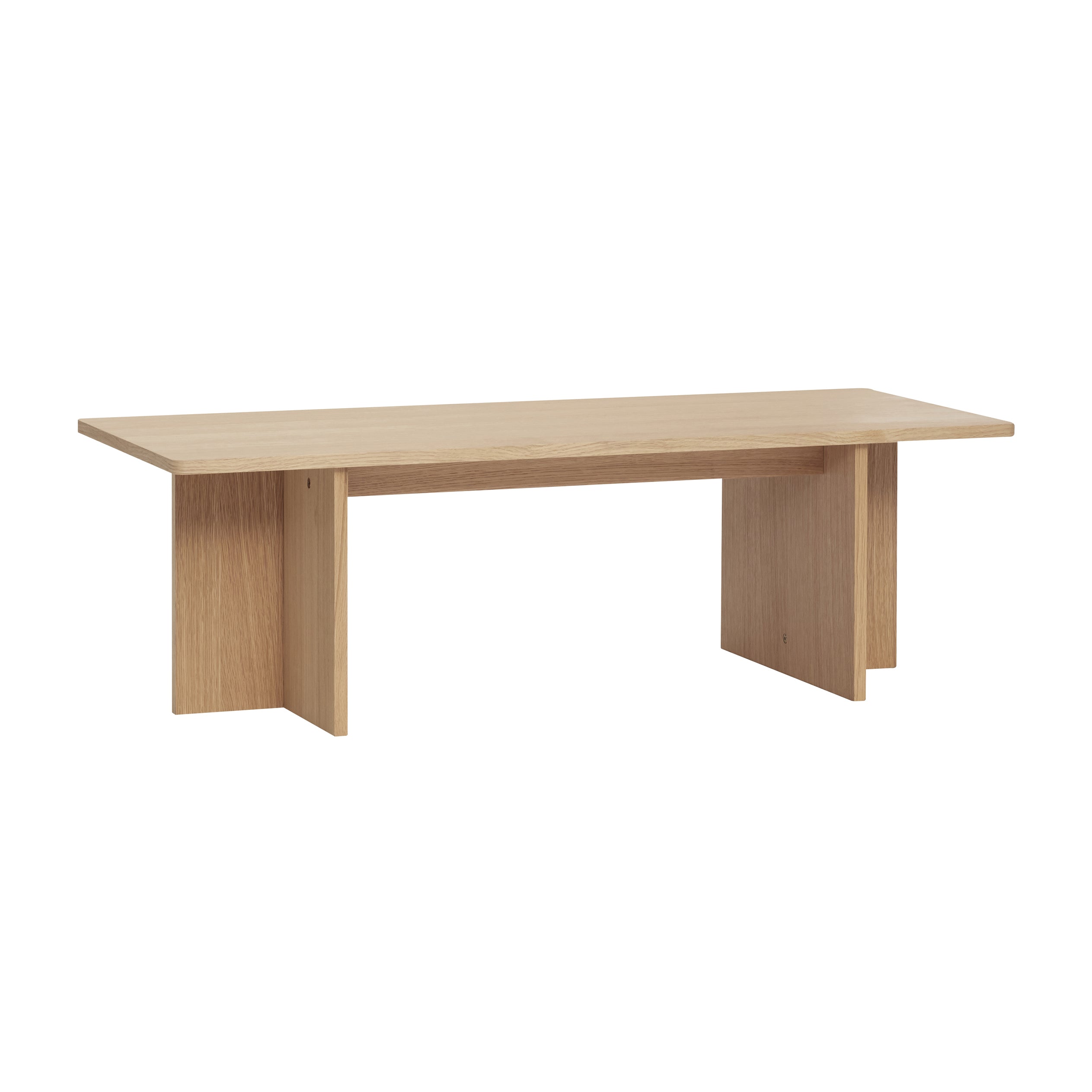 Mesa de Centro Dividida Natural - 120x50xh38cm