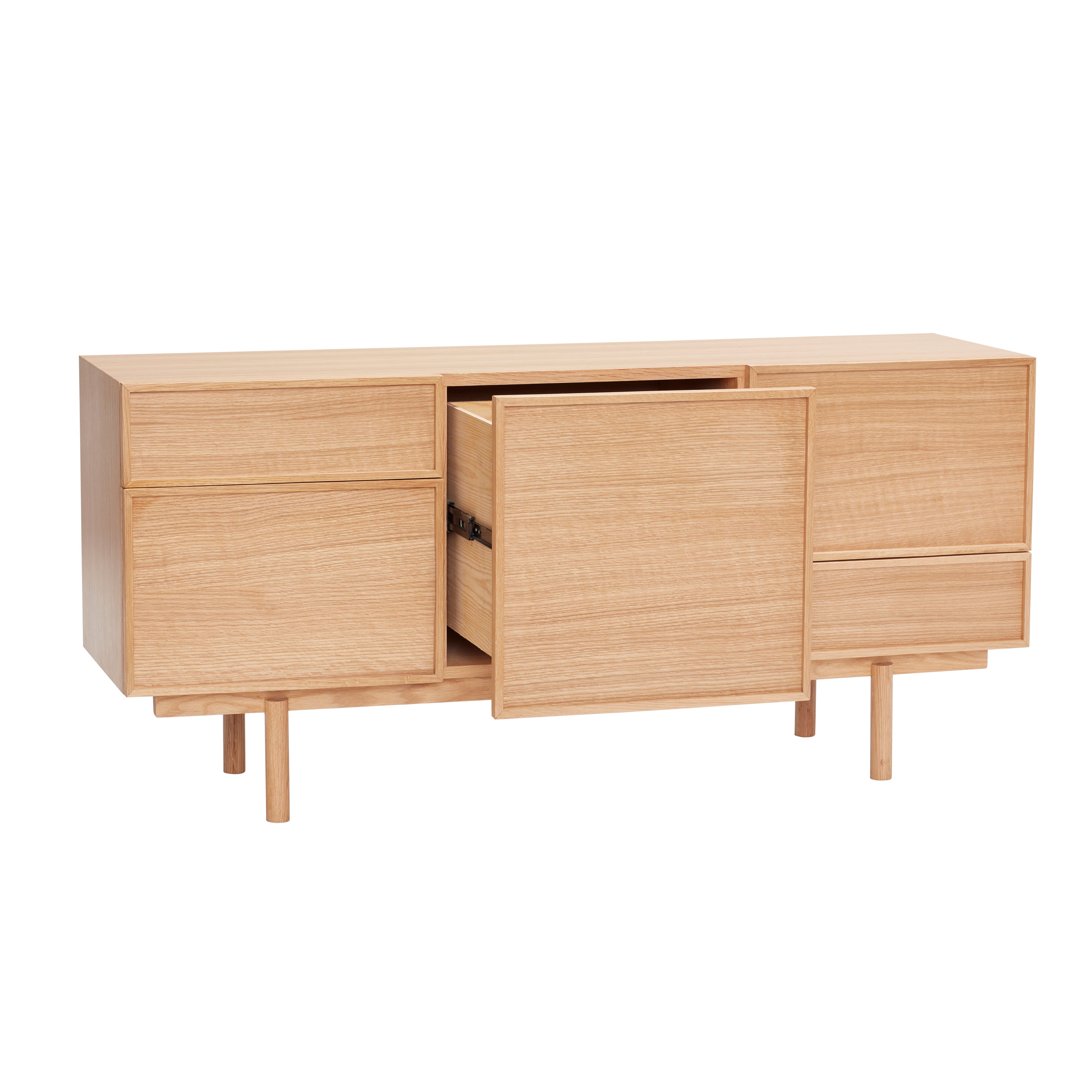 Aparador Cubo Natural - 140x40xh65cm