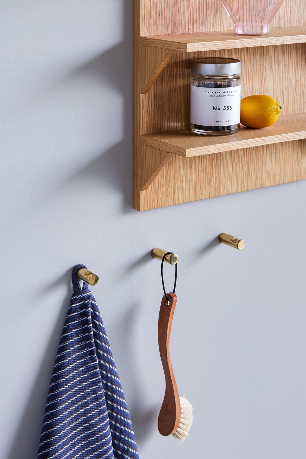 Estante Reta Natural - 40x14xh54cm