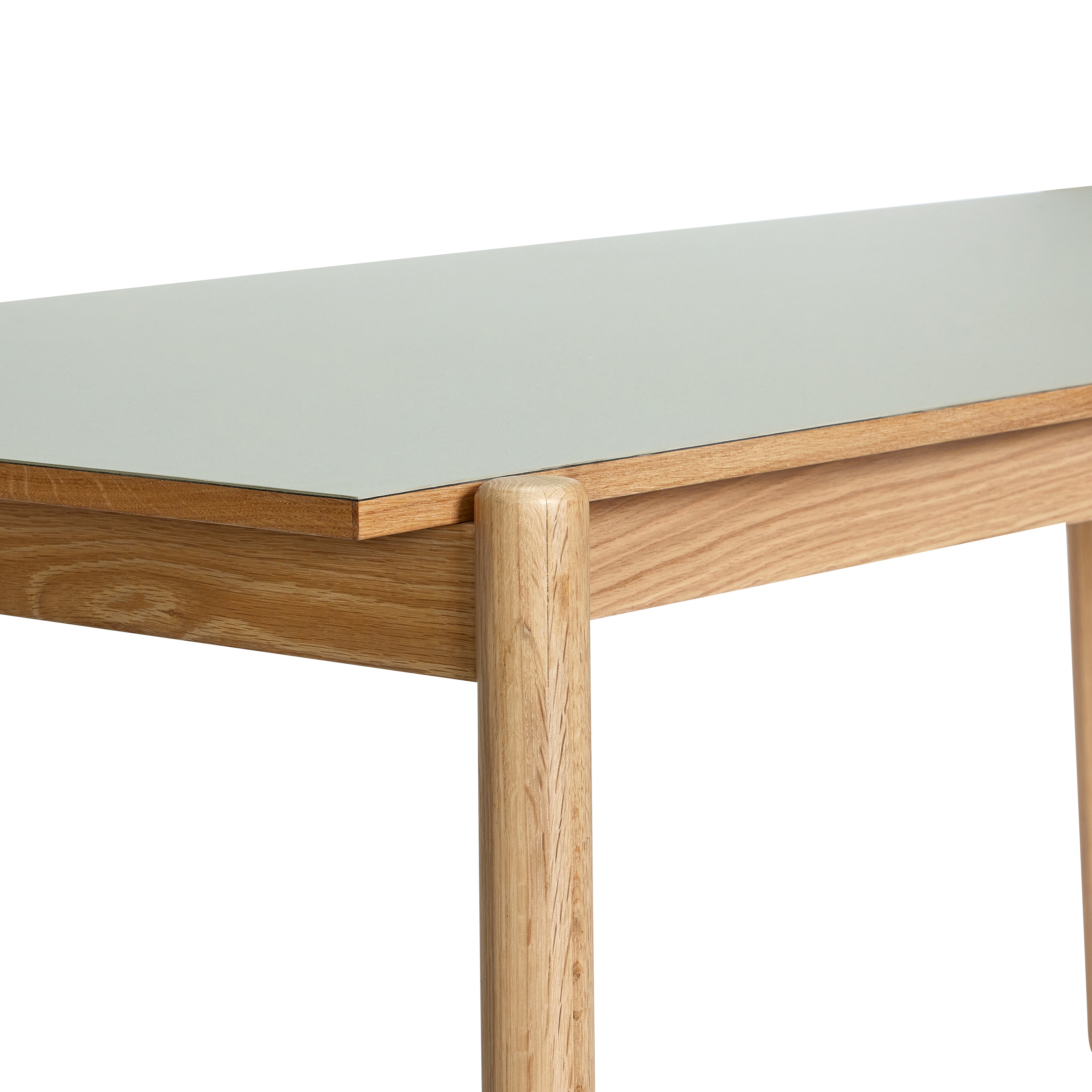 Mesa de Jantar Oblíqua Retangular Cinza - 190x107xh75cm