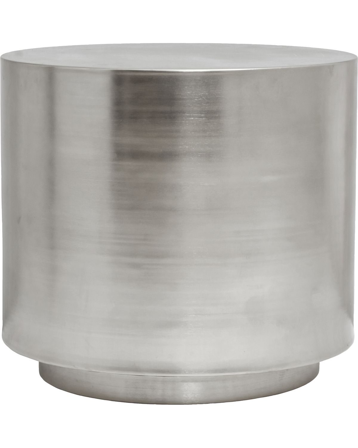 Mesa de centro, HDStep, acabamento prateado escovado