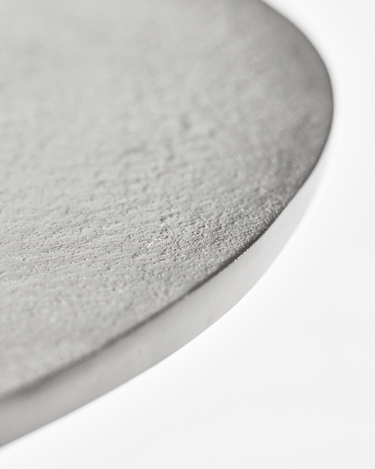 Mesa de jantar, HDPan, acabamento prateado