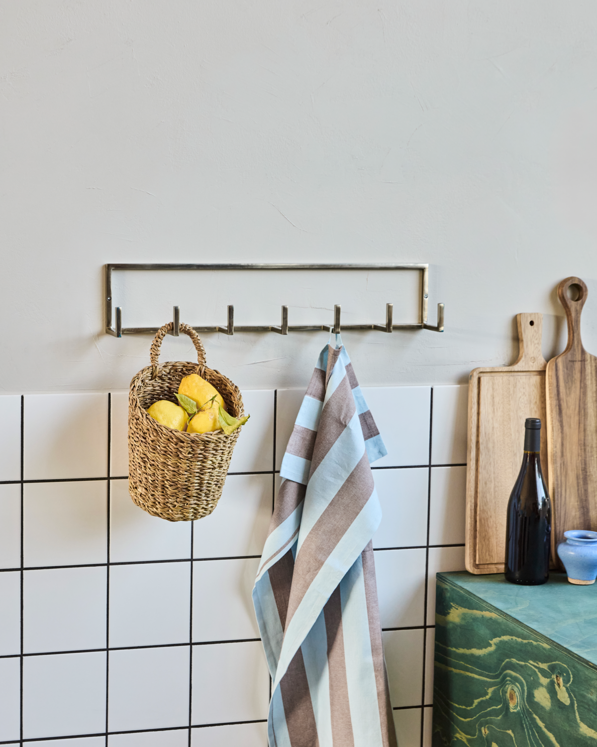 Cabide, HDRack, acabamento prateado