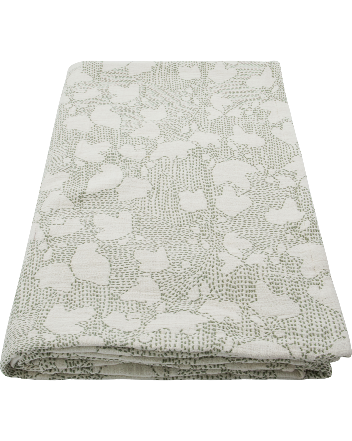 Colcha, HDMori, Branco sujo; Cor cáqui