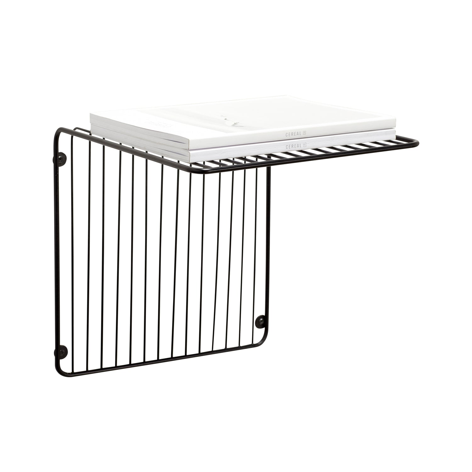 Prateleira esbelta grande preto - 31x31xh31cm