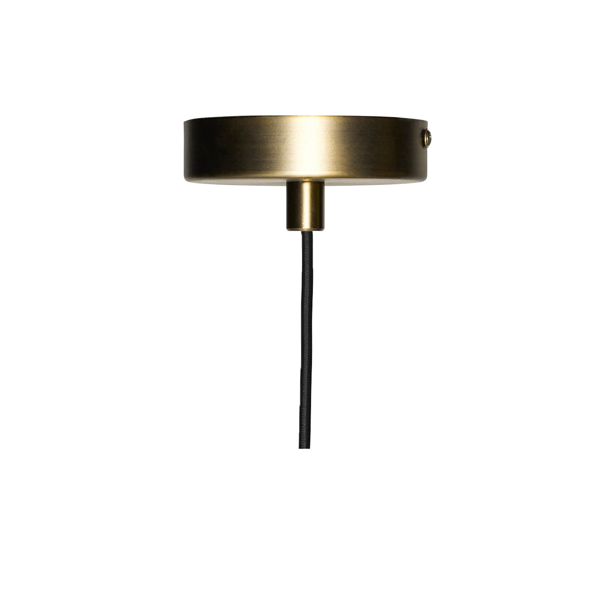 Color de latão pendente de contraste - Ø25xh28cm, e27