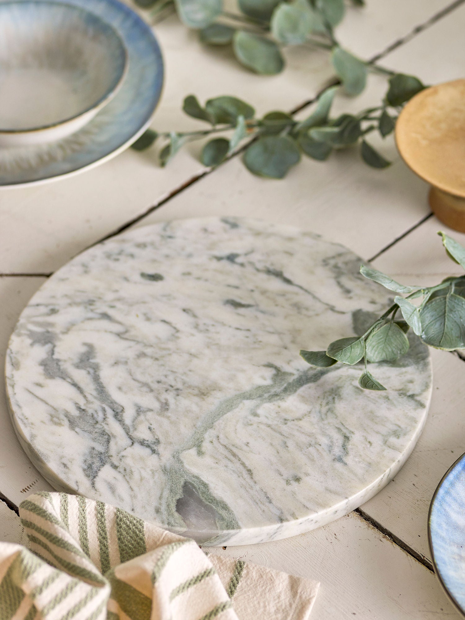 Bloomingville Camer Rutting Board, verde, mármore