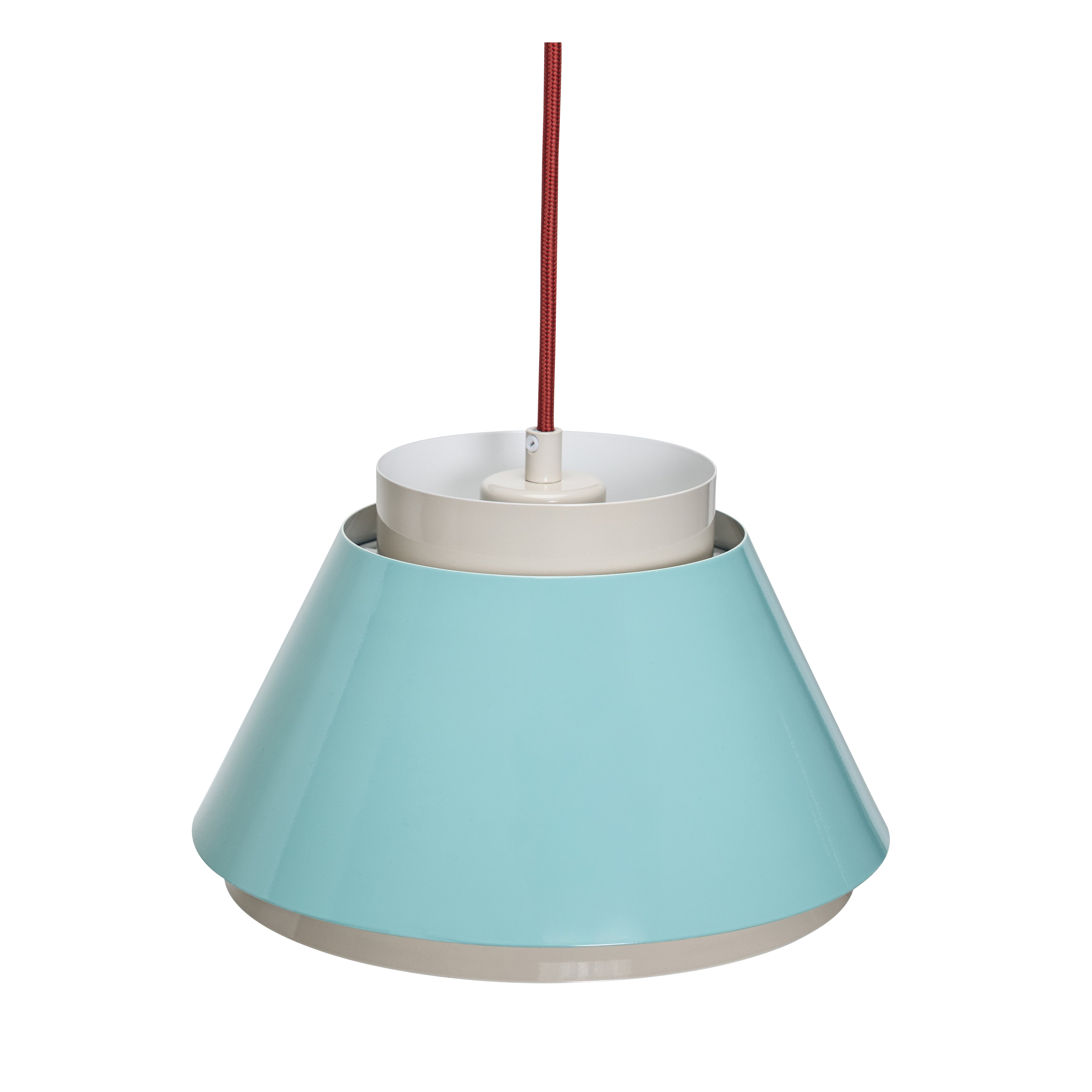 Pendente Remi Azul/Bege - ø25xh15cm