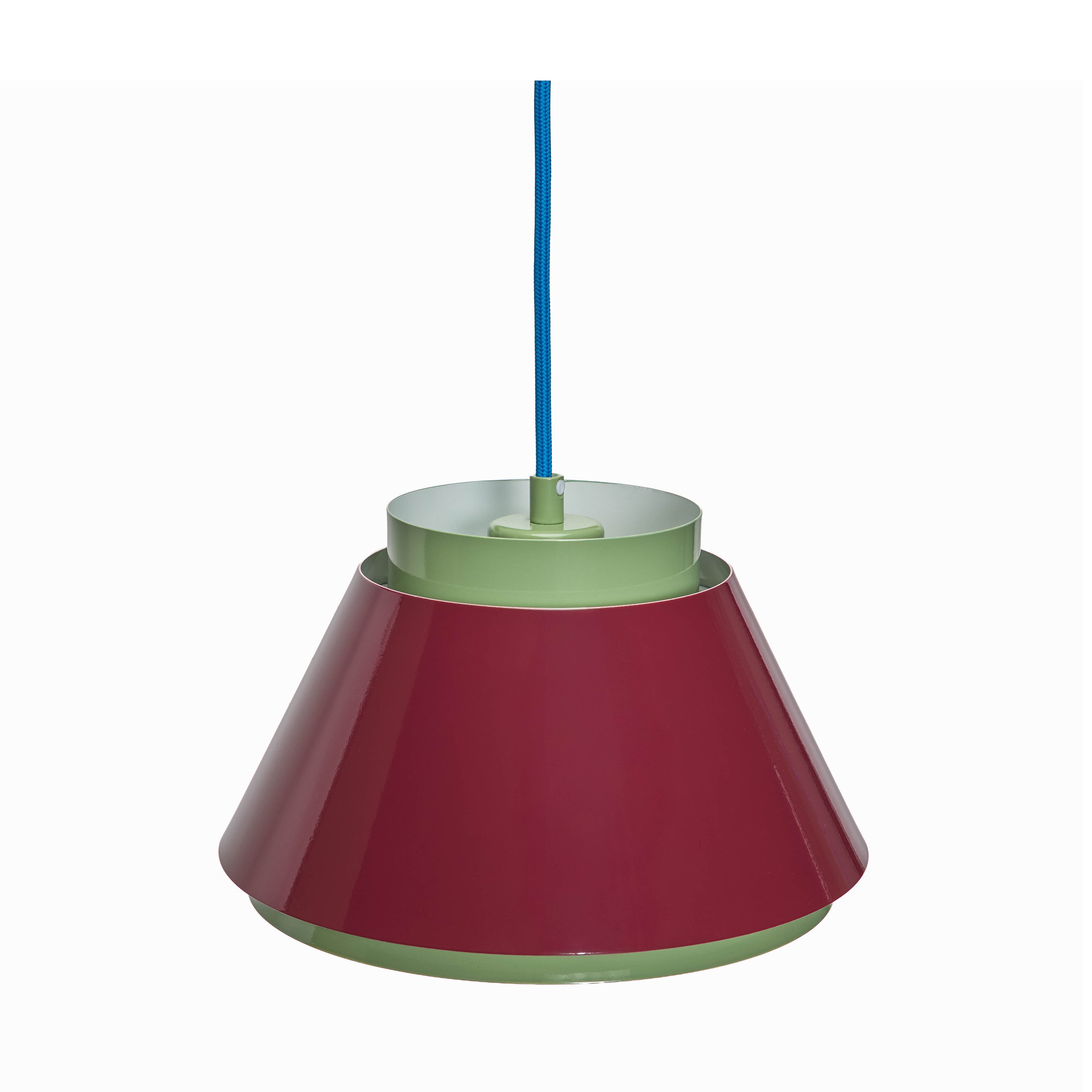 Pendente Remi Verde/Vermelho - ø25xh15cm