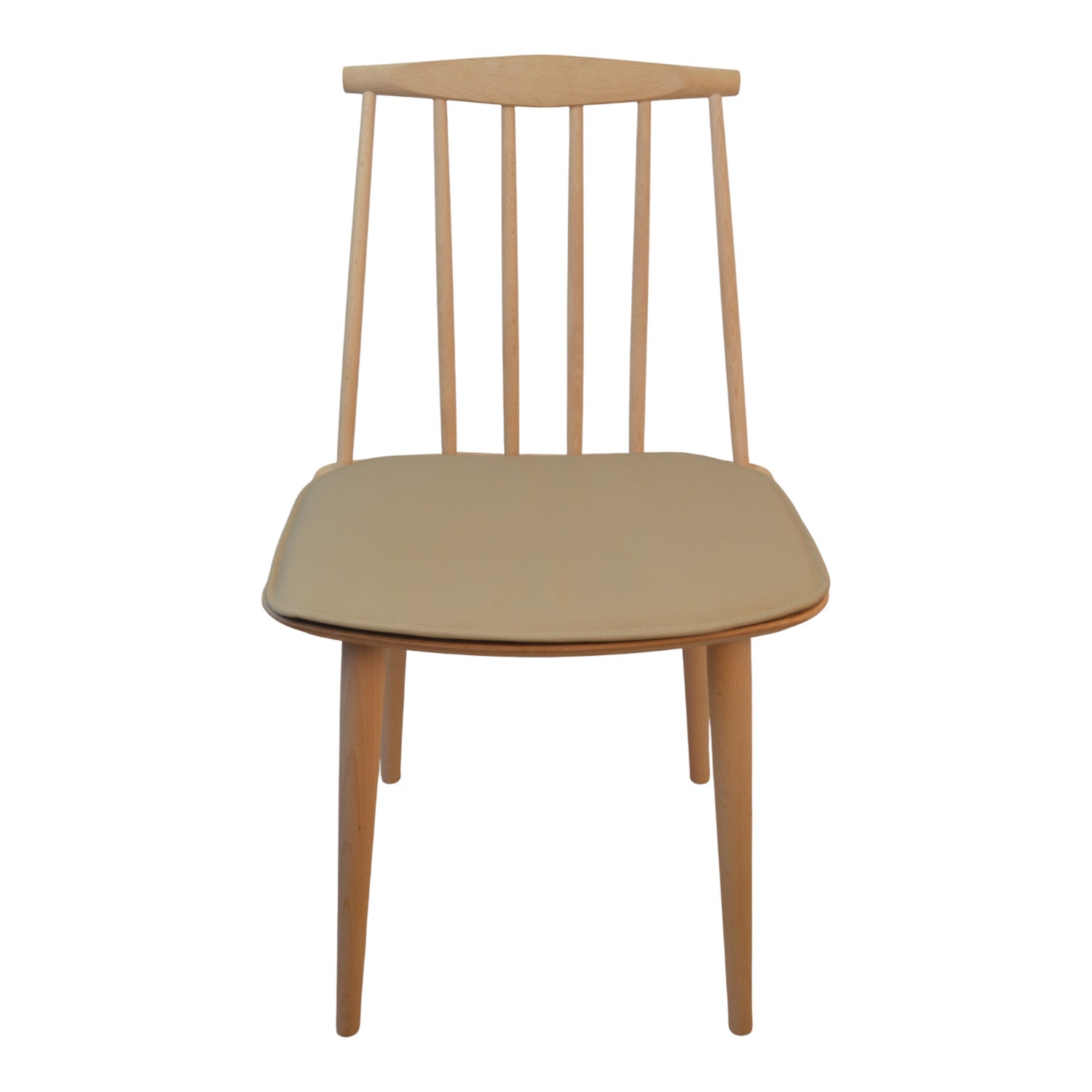 Luxury Sand -Colored Leather Cushion to Hay J77 (FDB) A cadeira